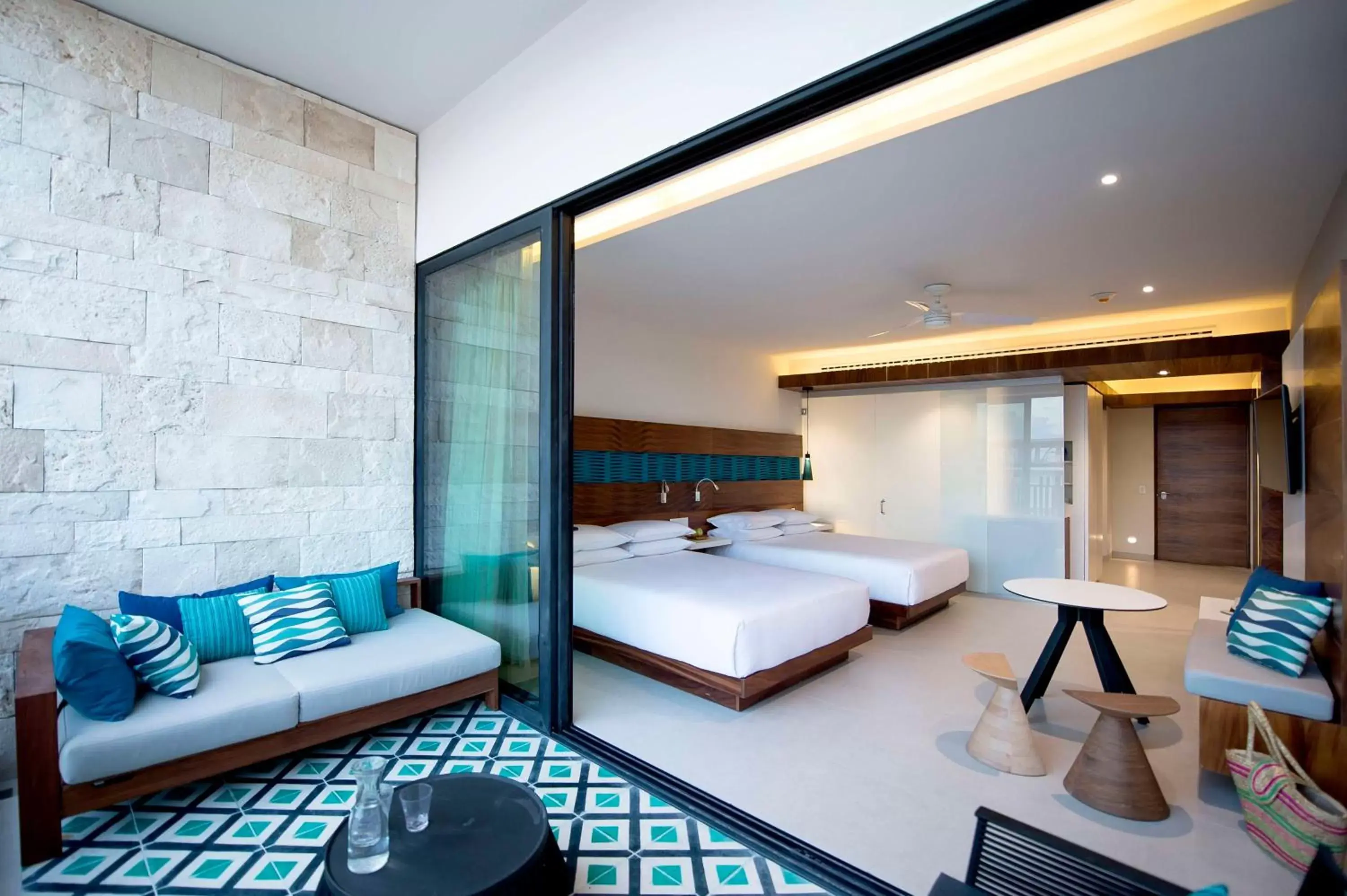 Bedroom in Grand Hyatt Playa del Carmen Resort