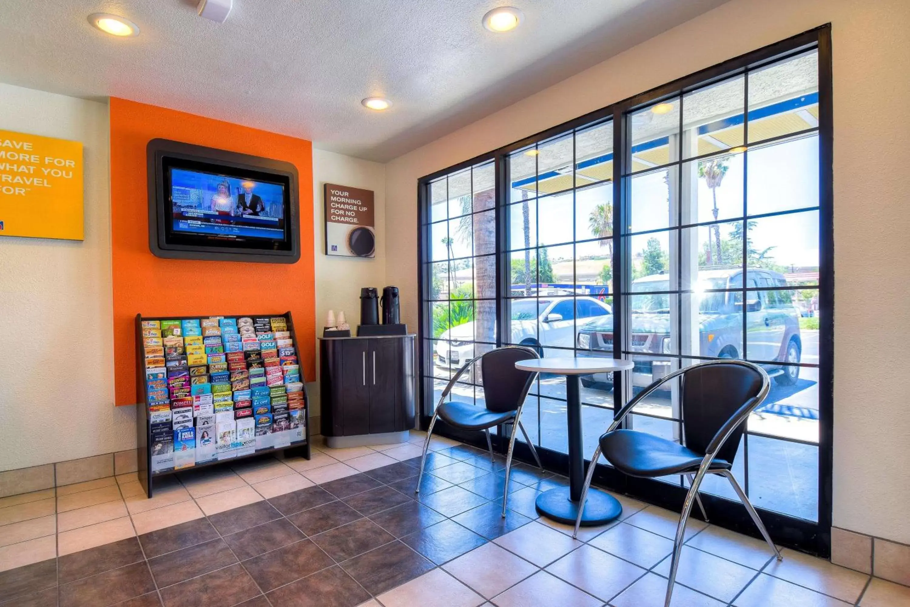 TV and multimedia, Lobby/Reception in Motel 6-Pomona, CA - Los Angeles