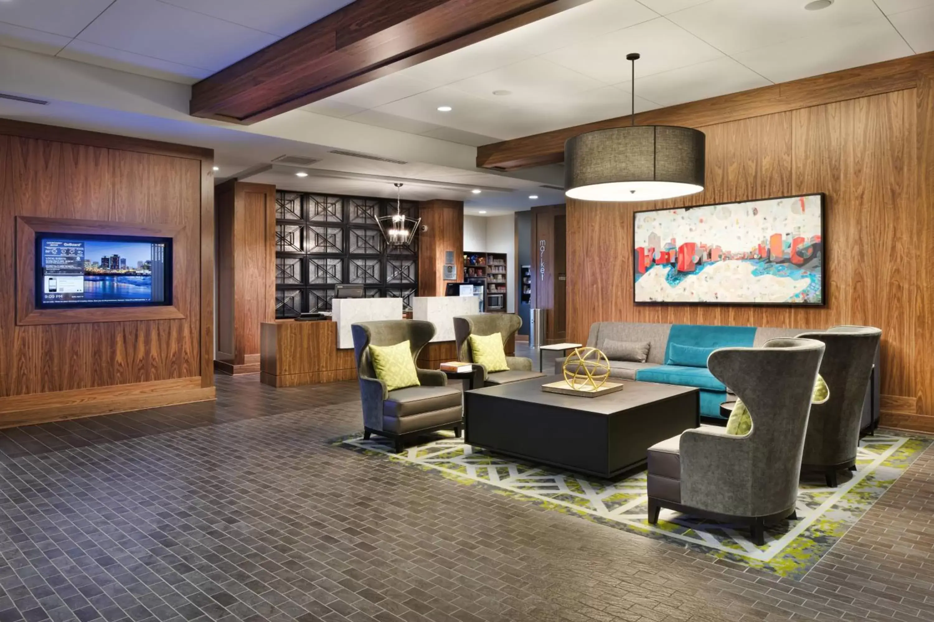 Lobby or reception in Courtyard by Marriott Richmond Downtown