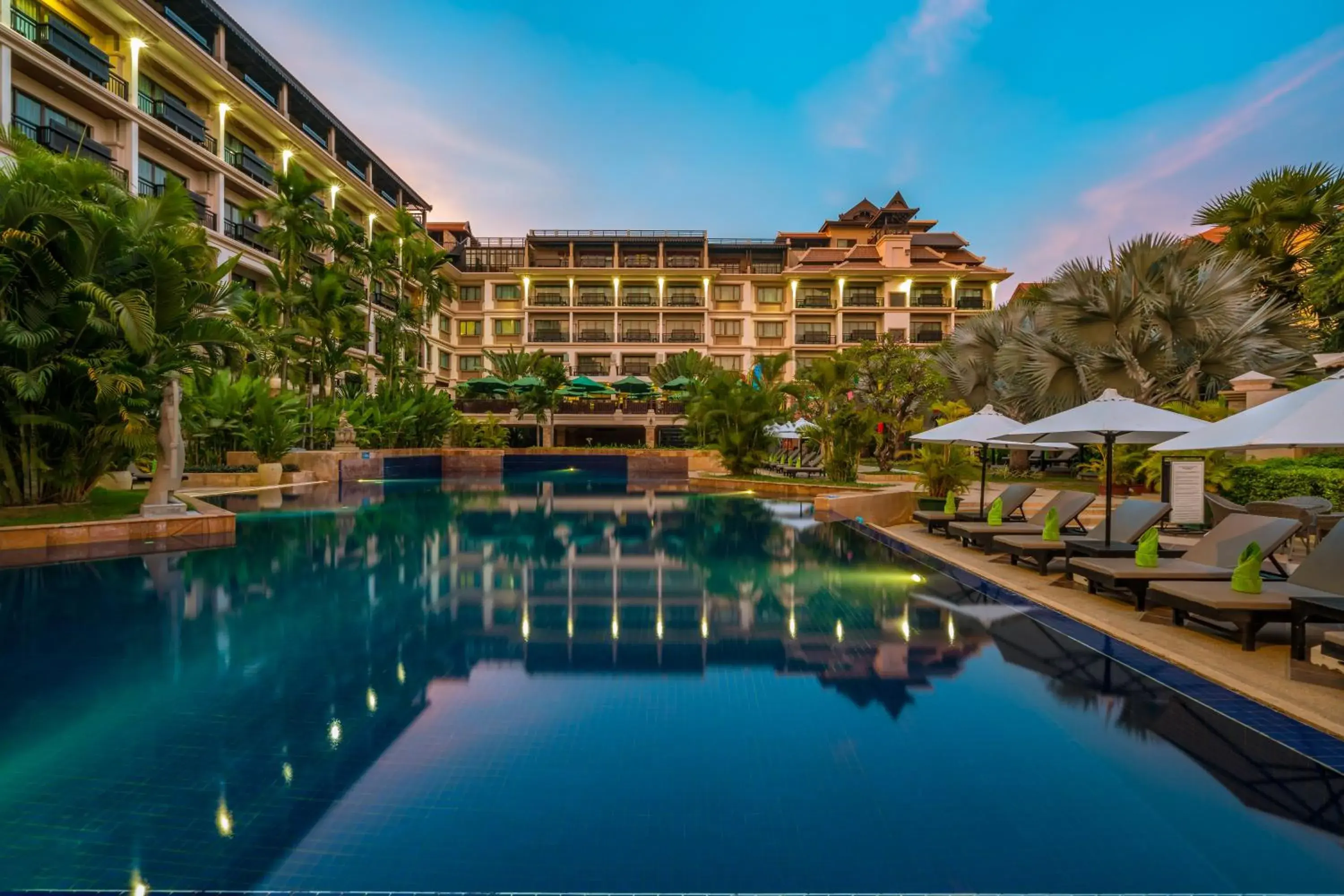 Pool view, Swimming Pool in Angkor Miracle Resort & Spa