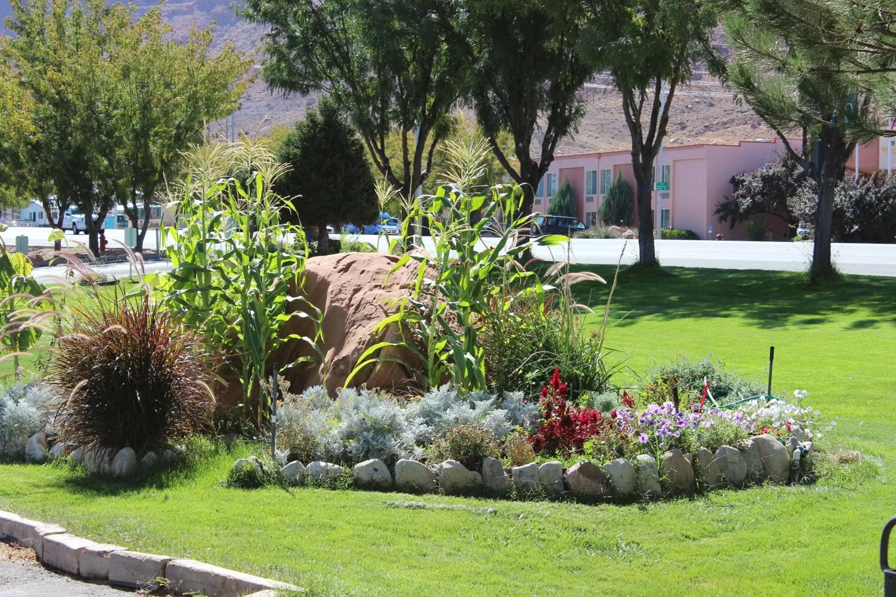 Garden in Moab Valley Inn