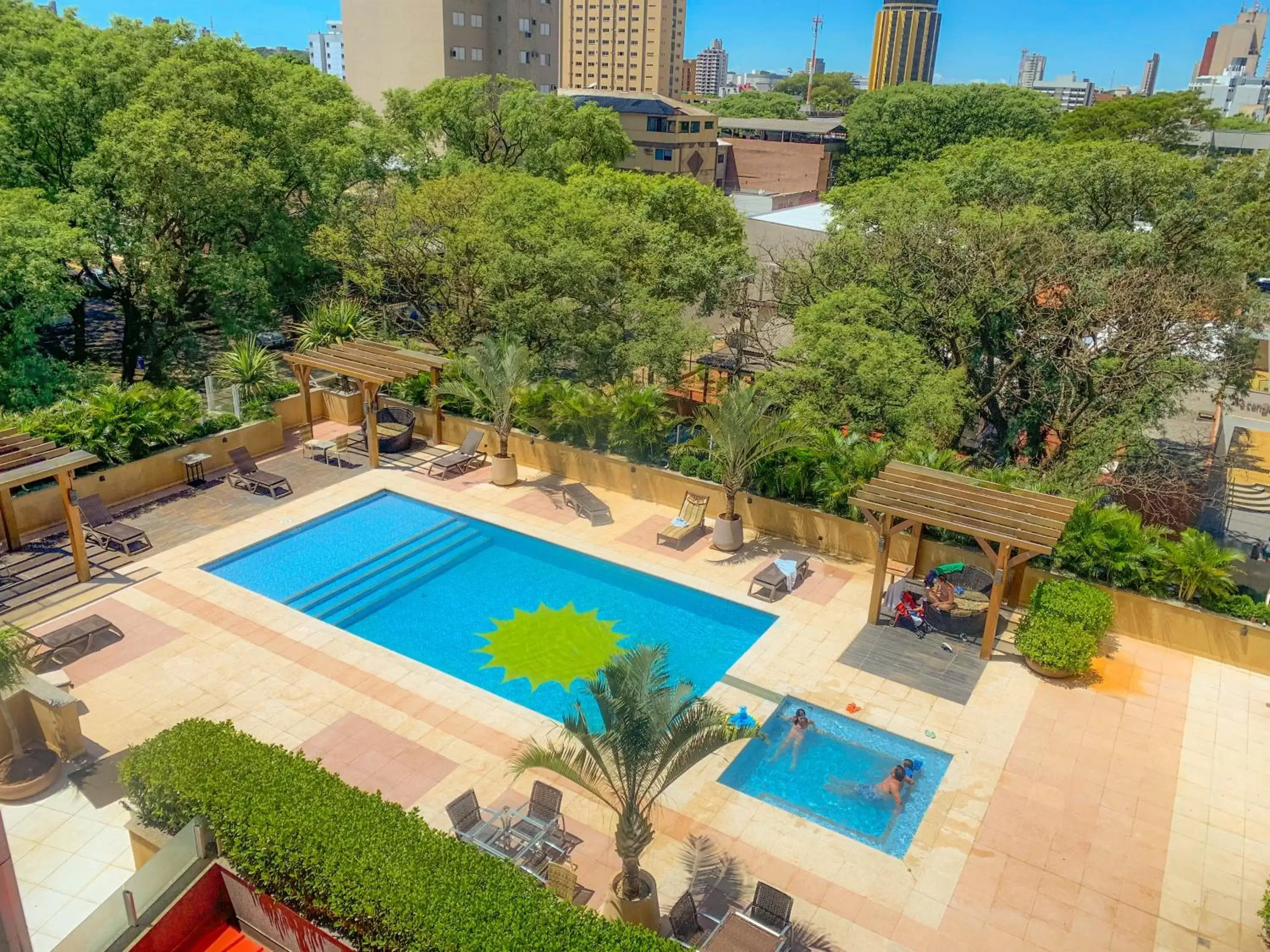 Pool View in Wyndham Golden Foz Suítes