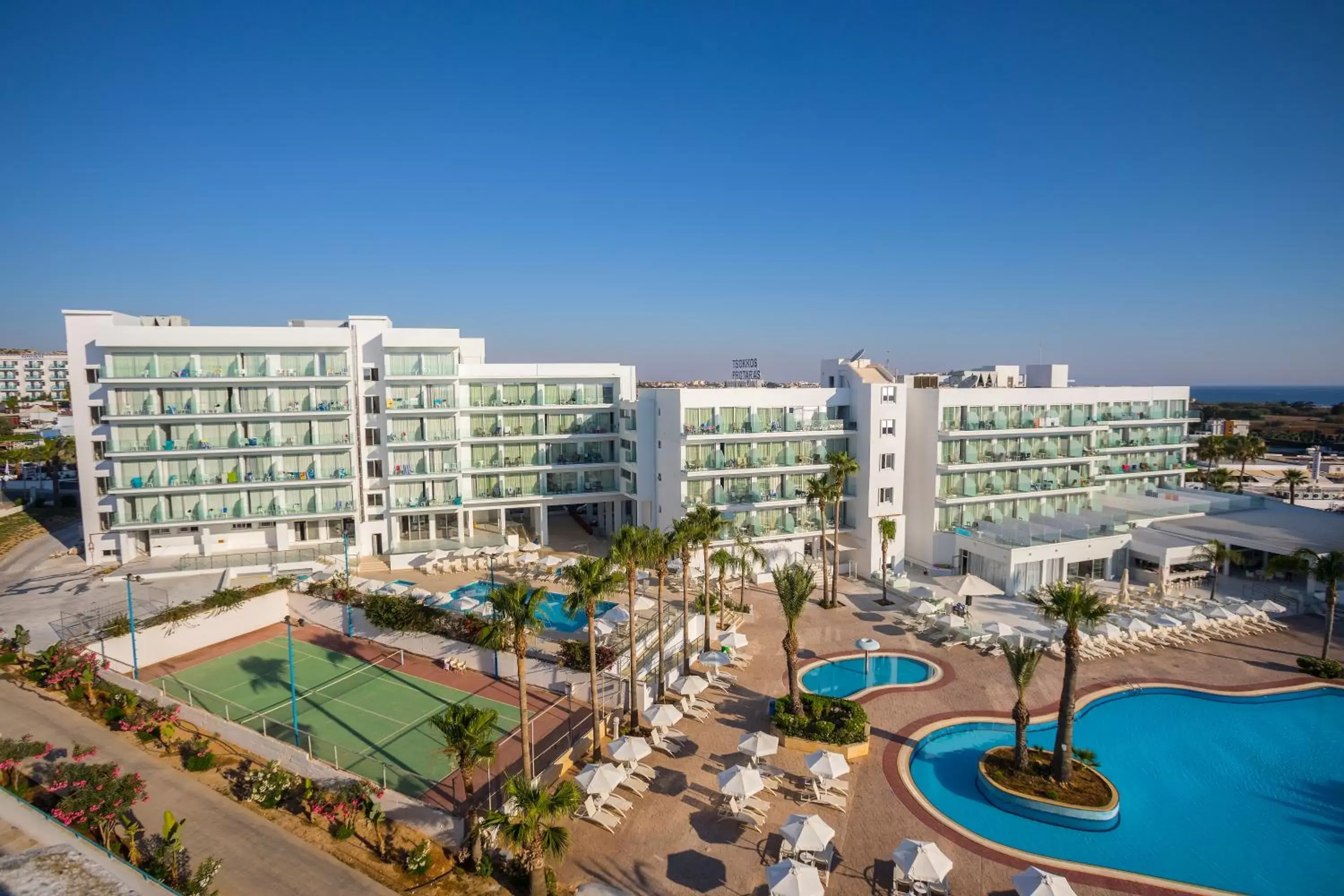 Pool View in Tsokkos Protaras Beach Hotel