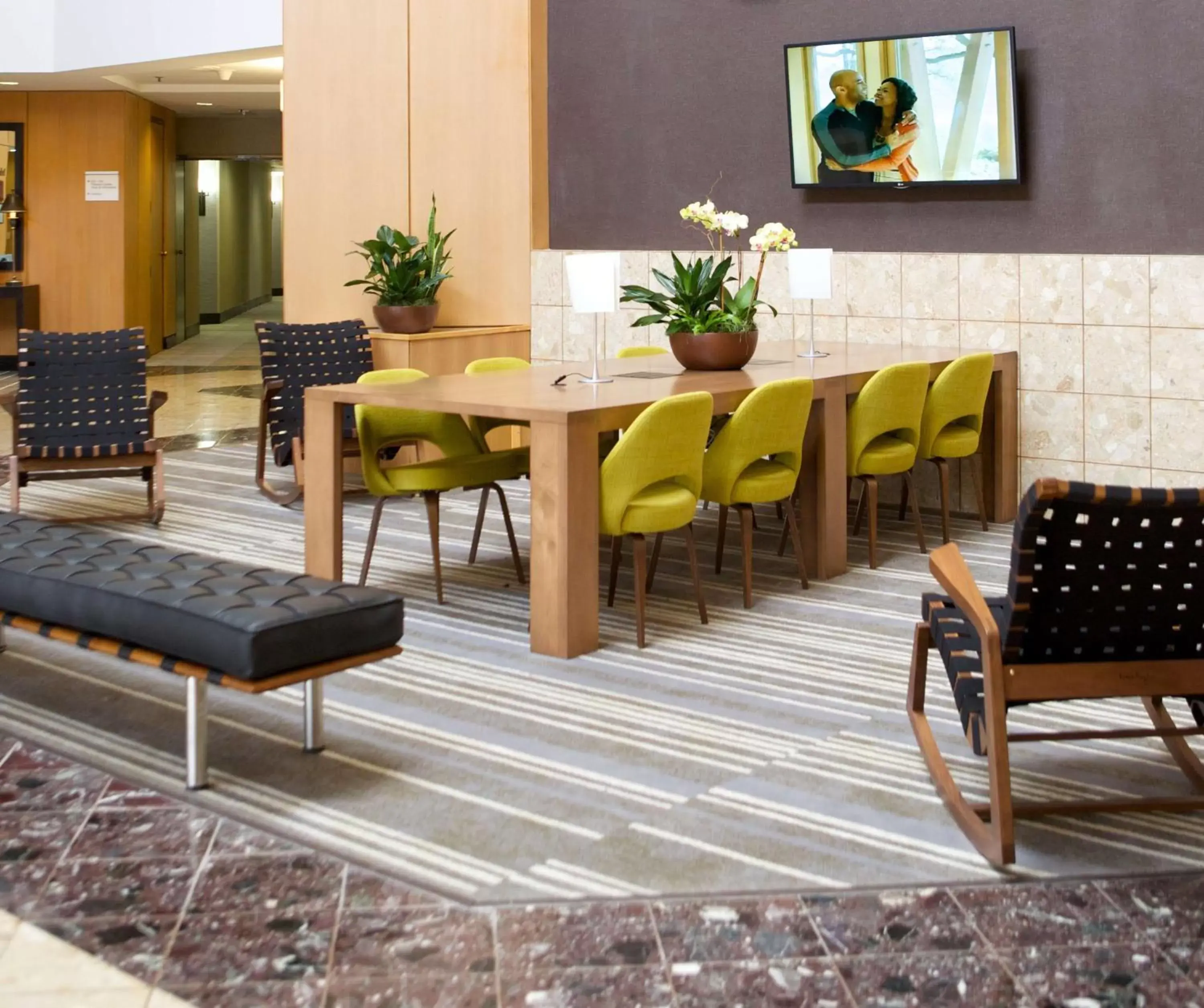 Lobby or reception in DoubleTree Suites by Hilton Raleigh-Durham