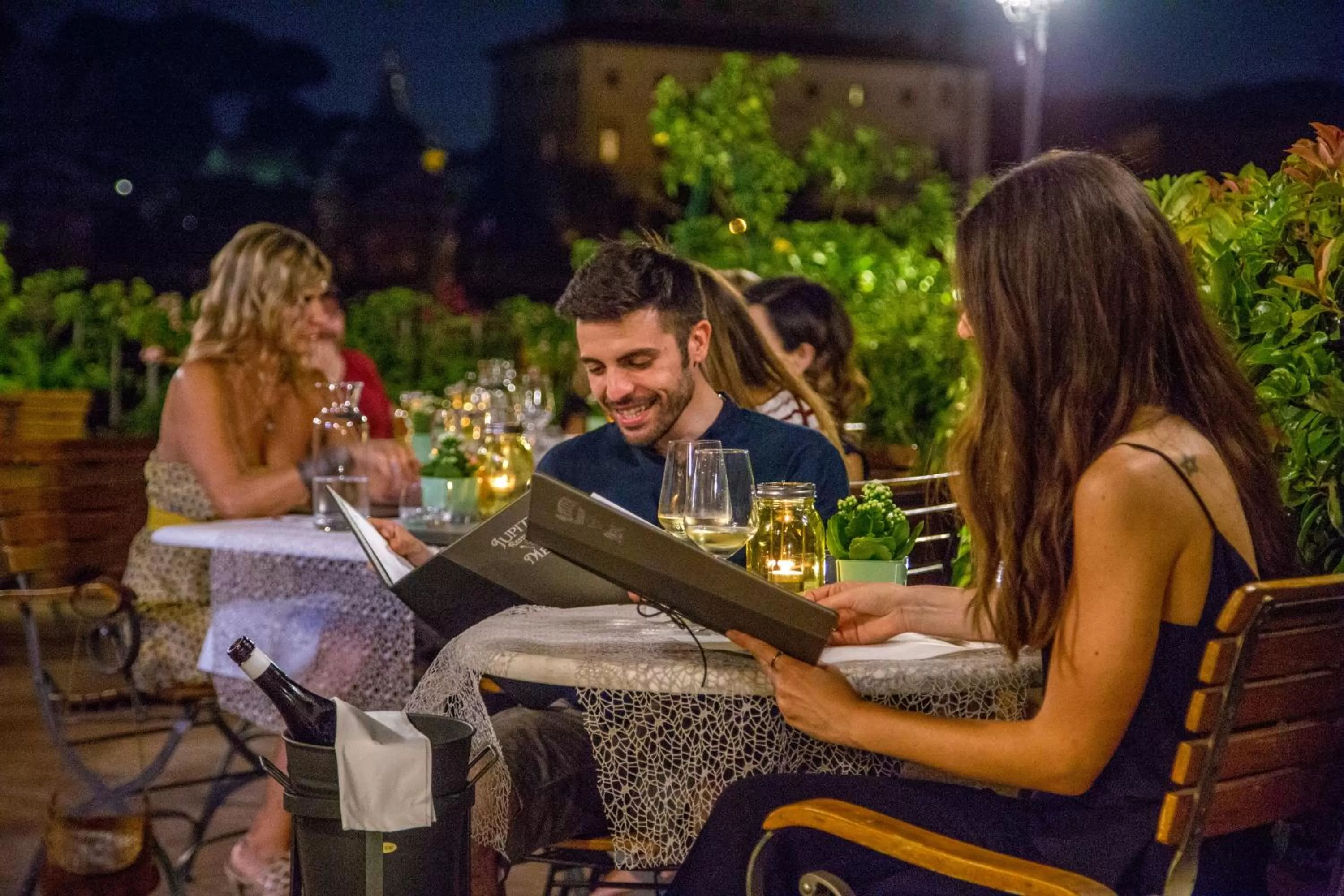 Patio in Hotel Mozart