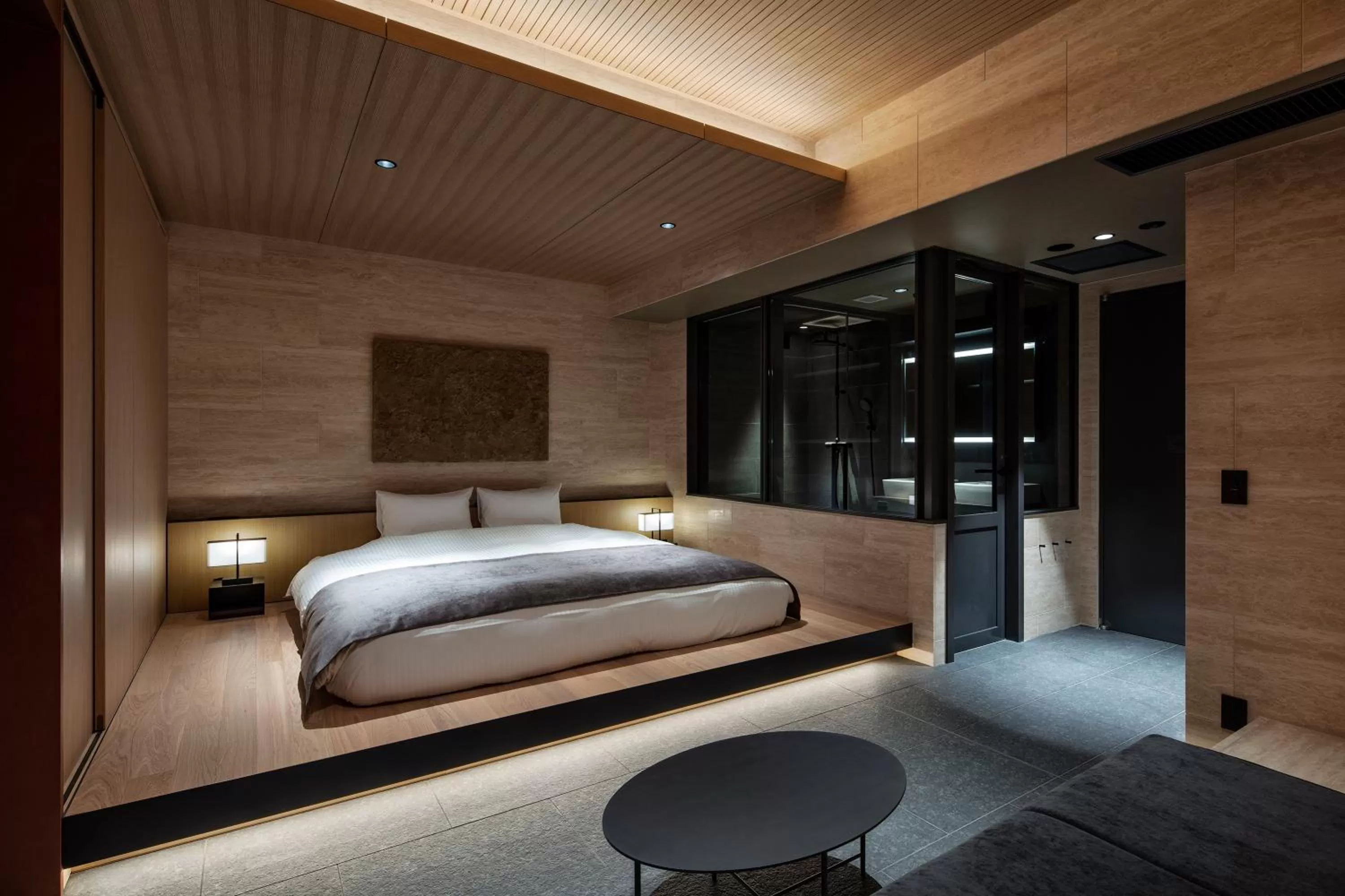 Bed in hotel tou nishinotoin kyoto