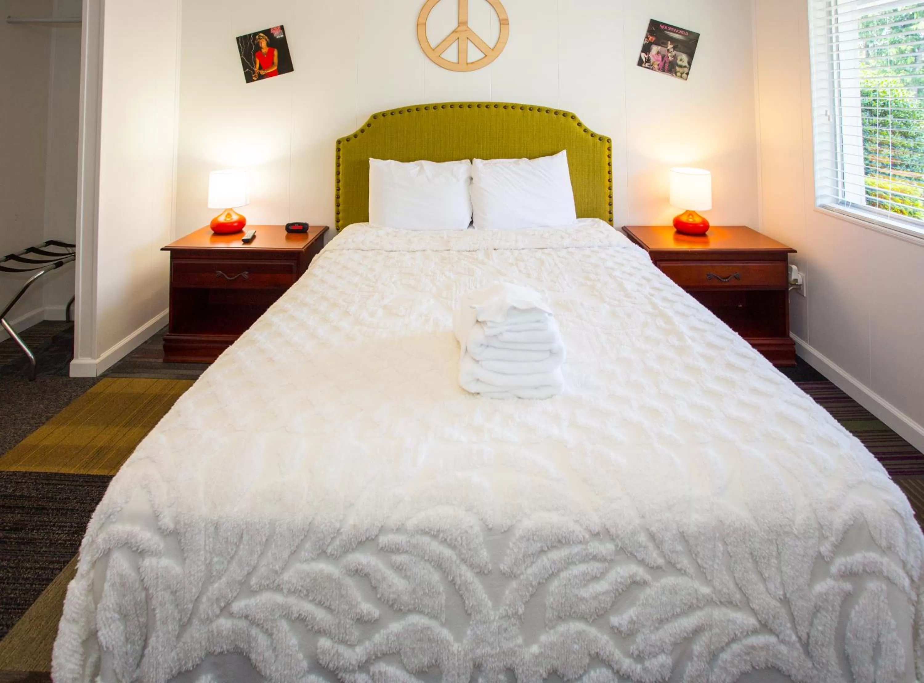 Bedroom, Bed in Sunset Motel