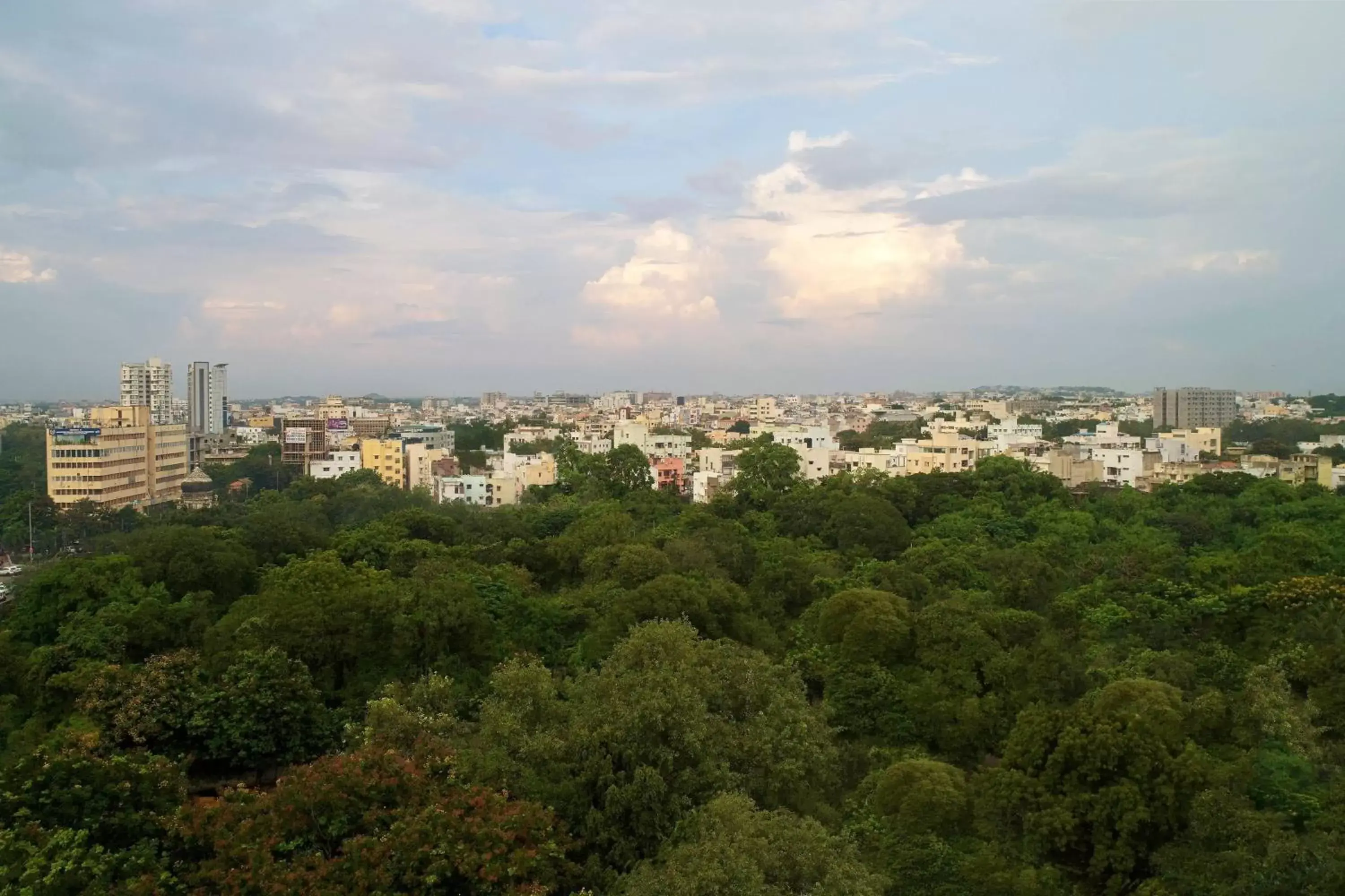 Property building, Bird's-eye View in Hyderabad Marriott Hotel & Convention Centre