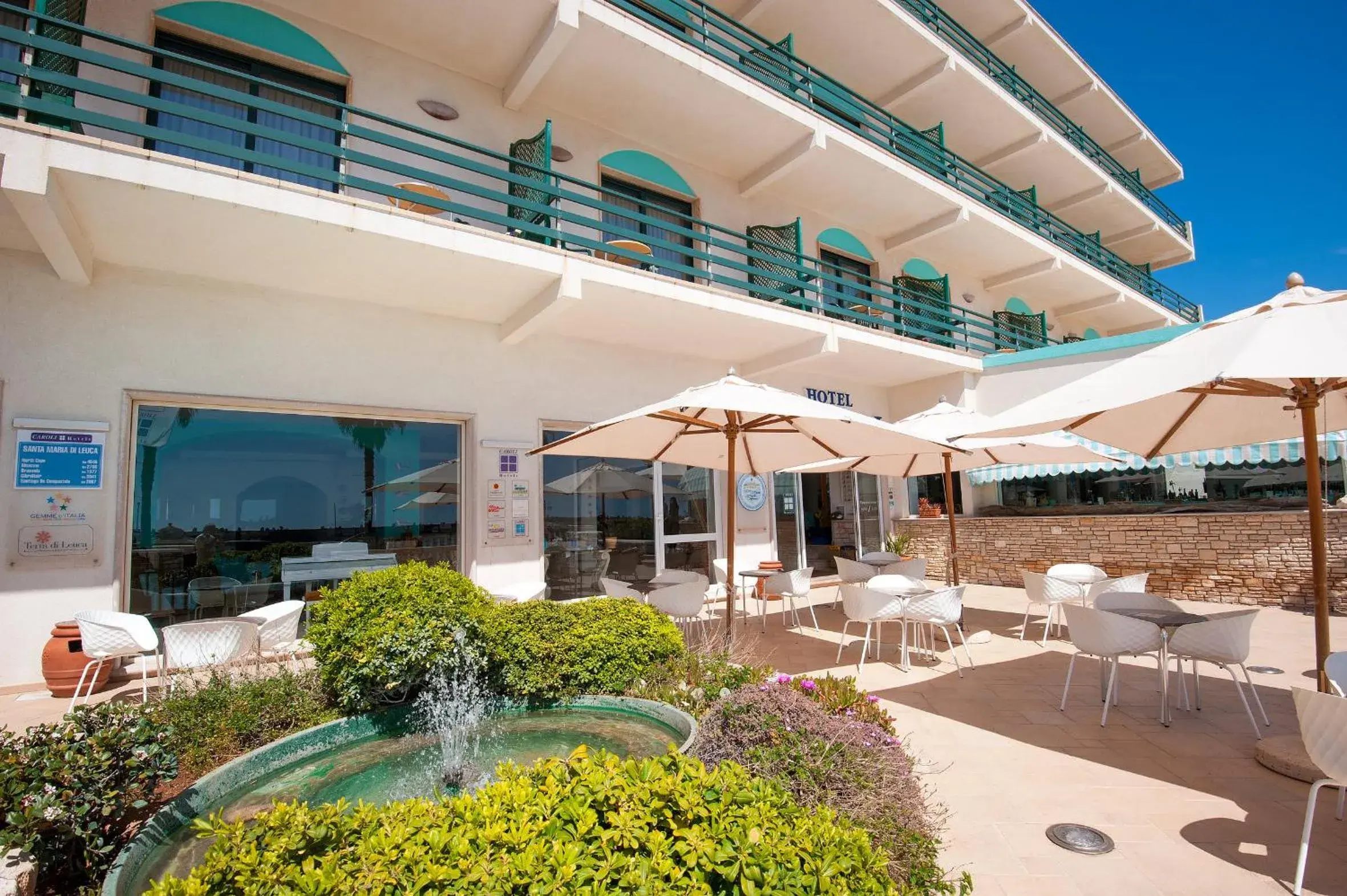 Balcony/Terrace in Hotel Terminal - Caroli Hotels