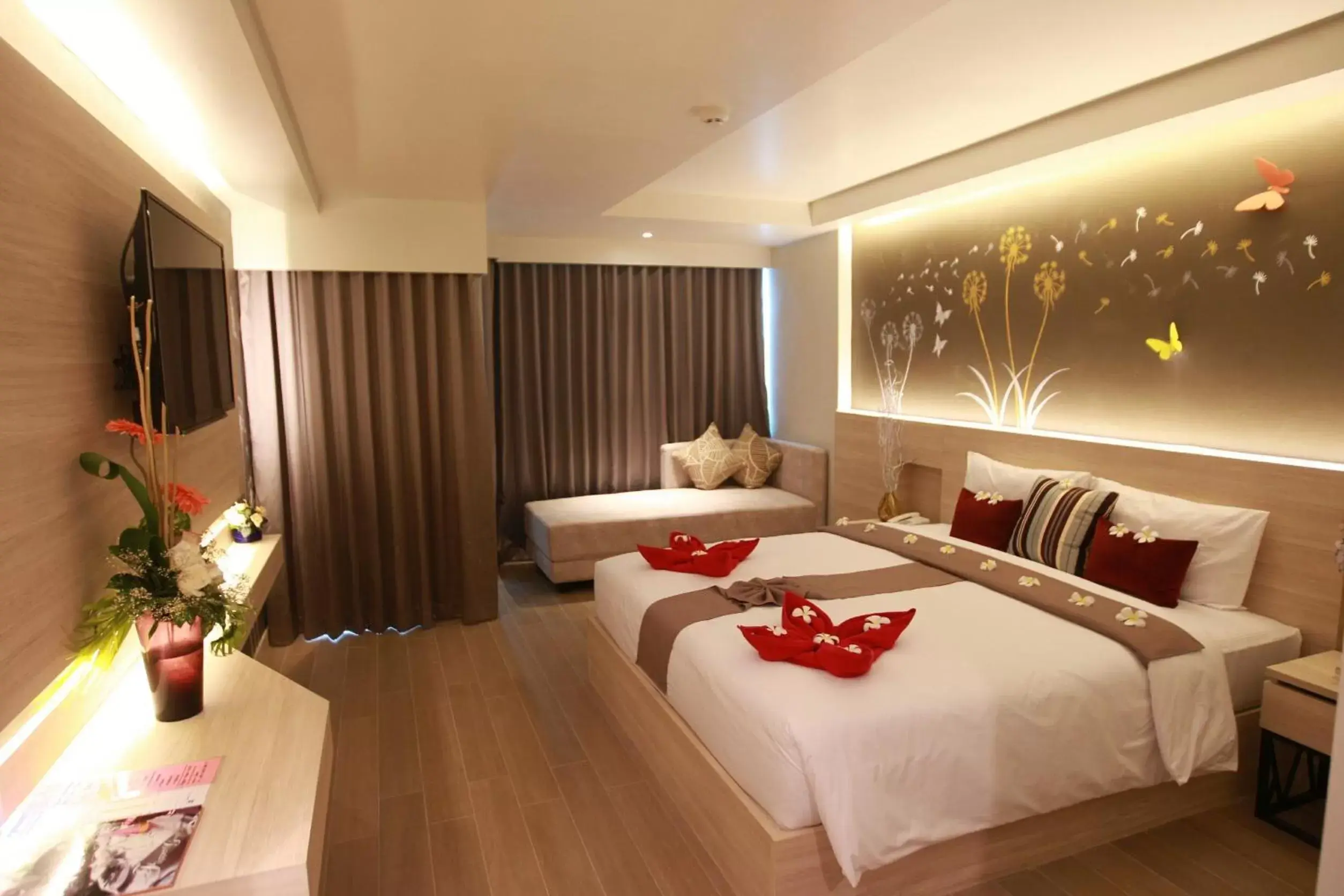 Bed in Levana Pattaya Hotel - SHA Extra Plus