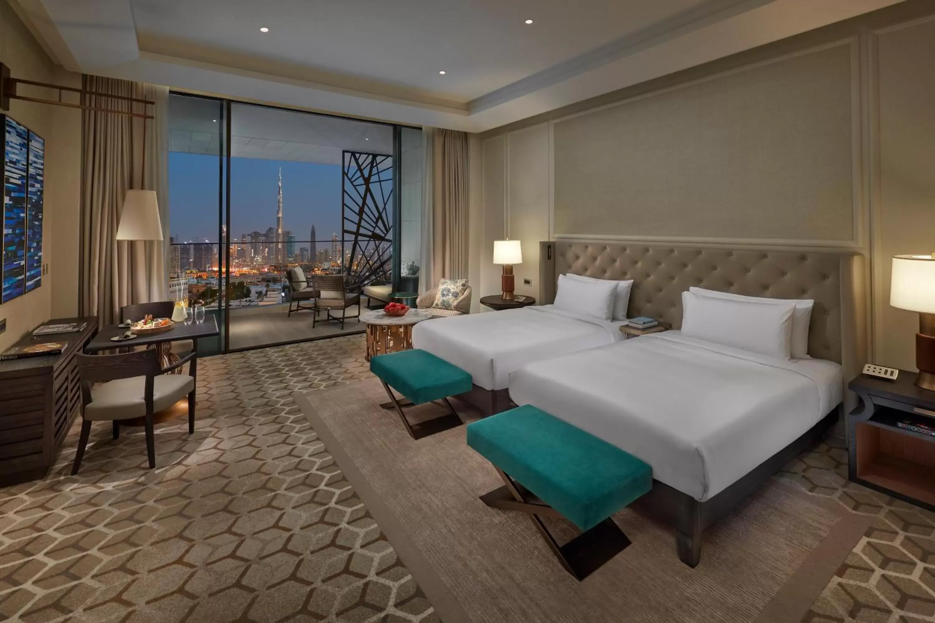 Bed in Mandarin Oriental Jumeira, Dubai