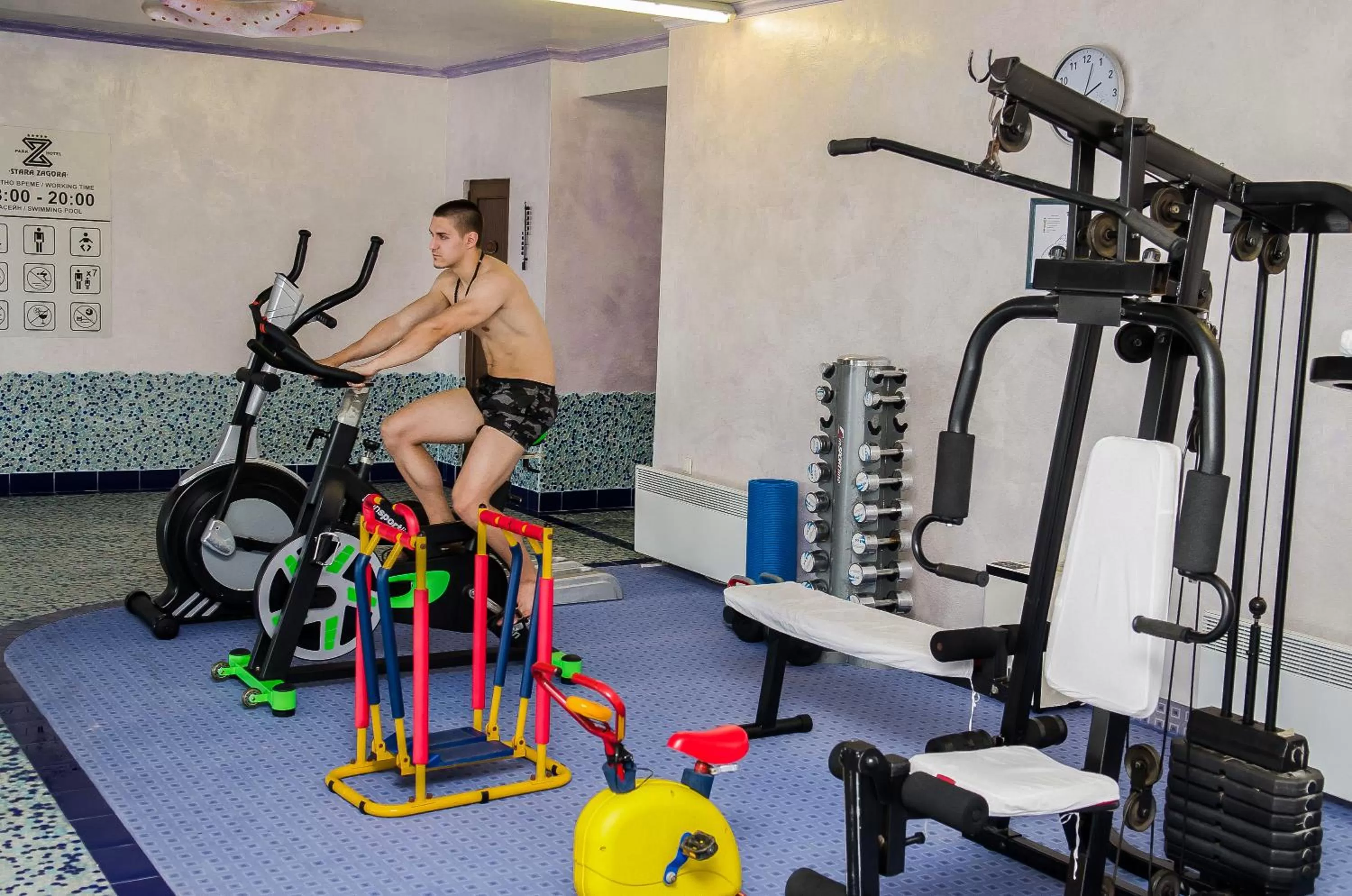 Fitness centre/facilities in Park Hotel Stara Zagora