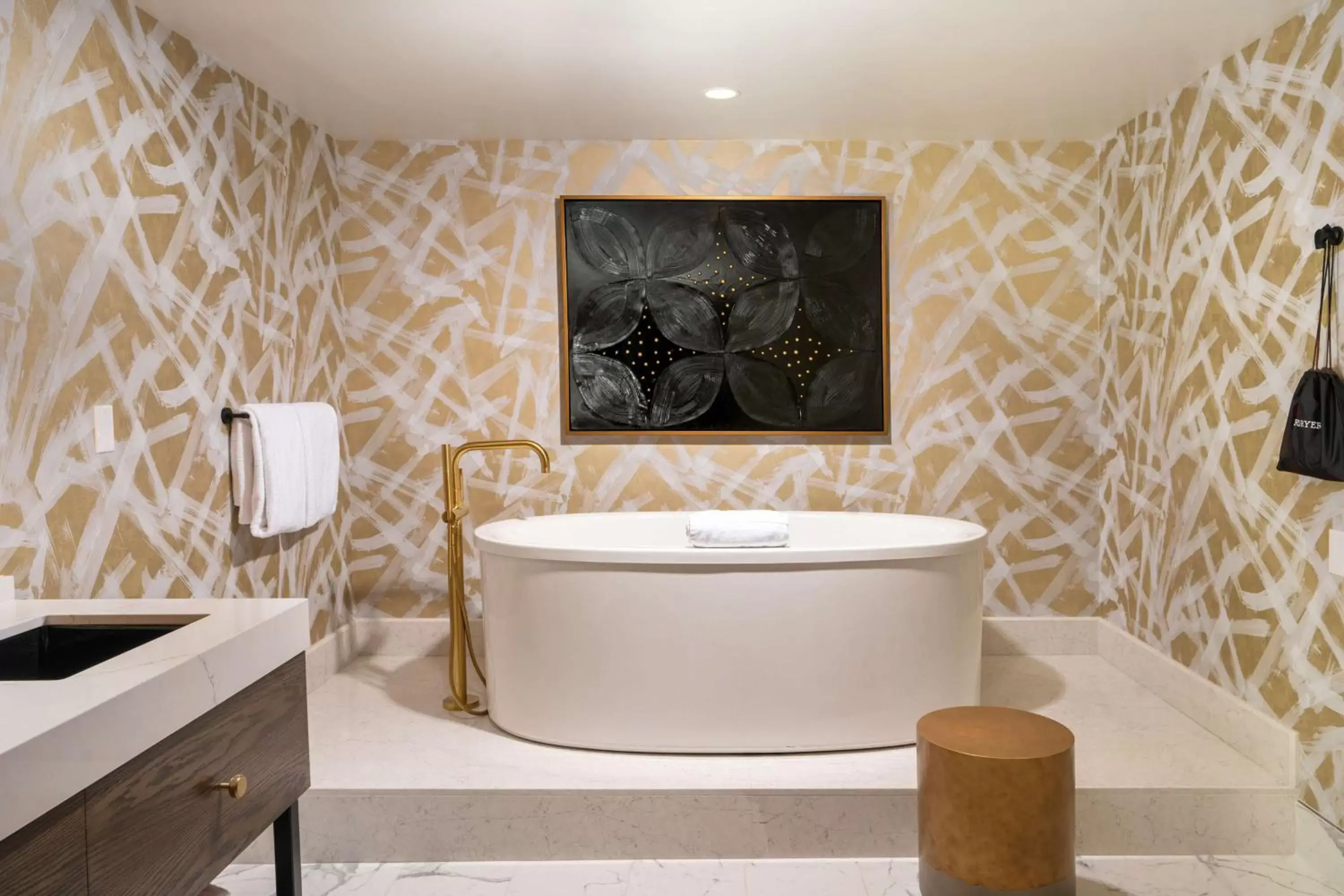 Bathroom in Virgin Hotels Las Vegas, Curio Collection by Hilton