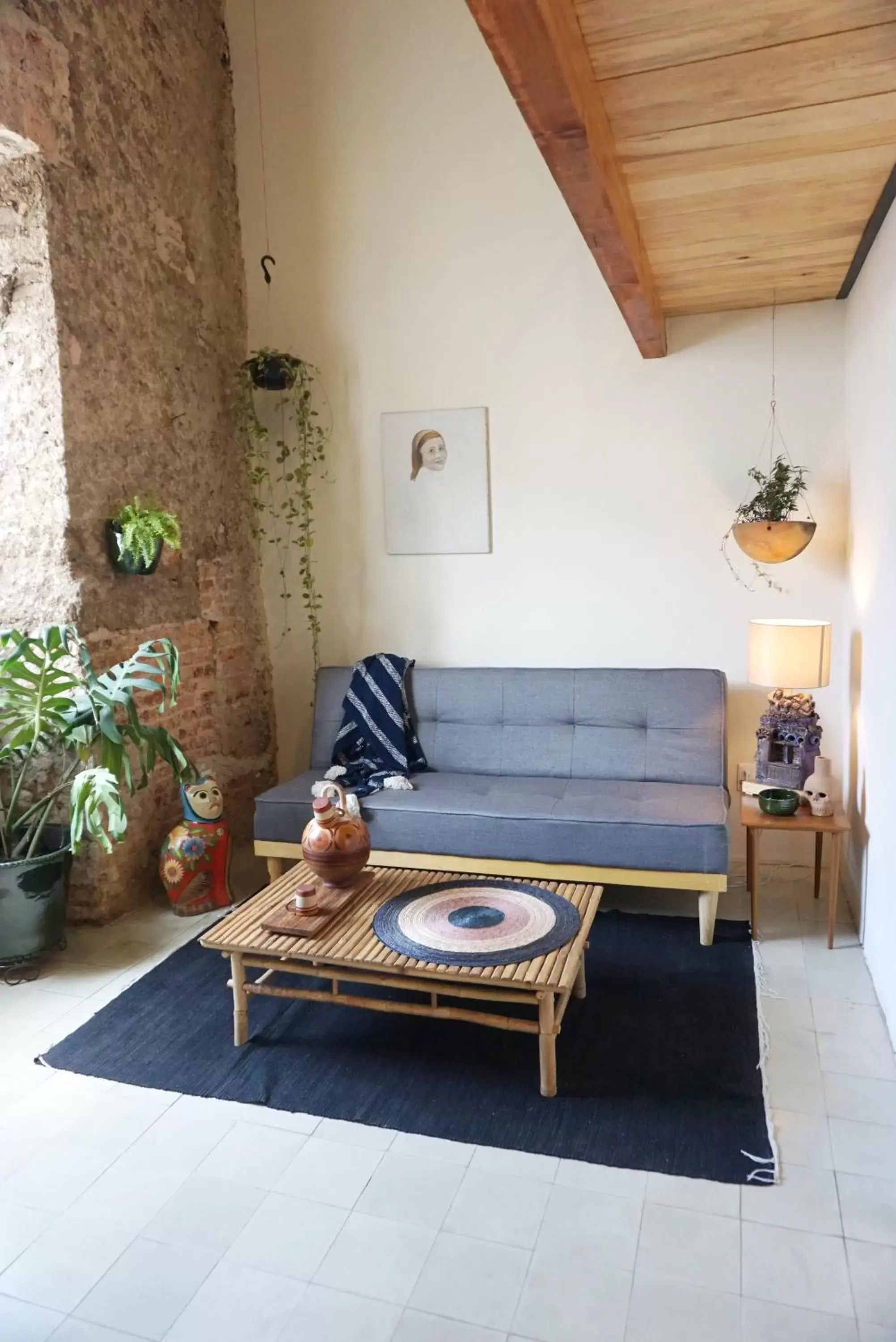 Seating Area in Casa Morelos by Barrio Mexico