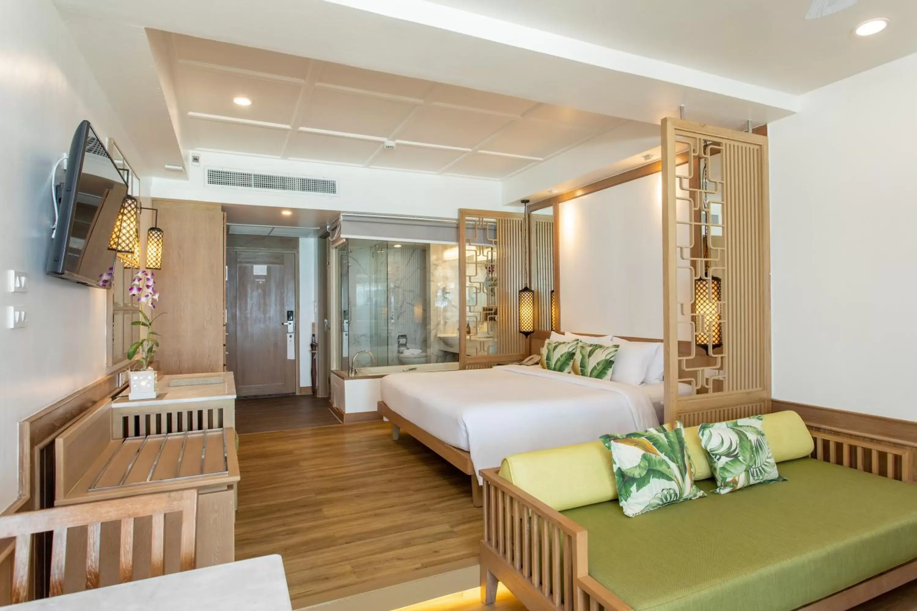 Bedroom in Katathani Phuket Beach Resort - SHA Extra Plus