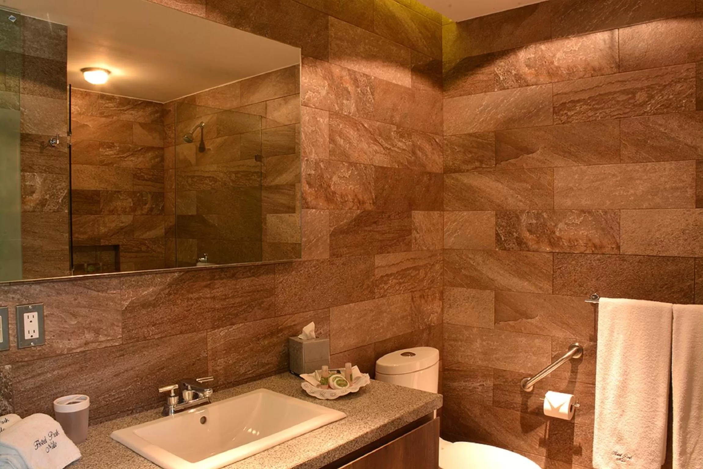 Bathroom in Hotel Park Nilo Reforma