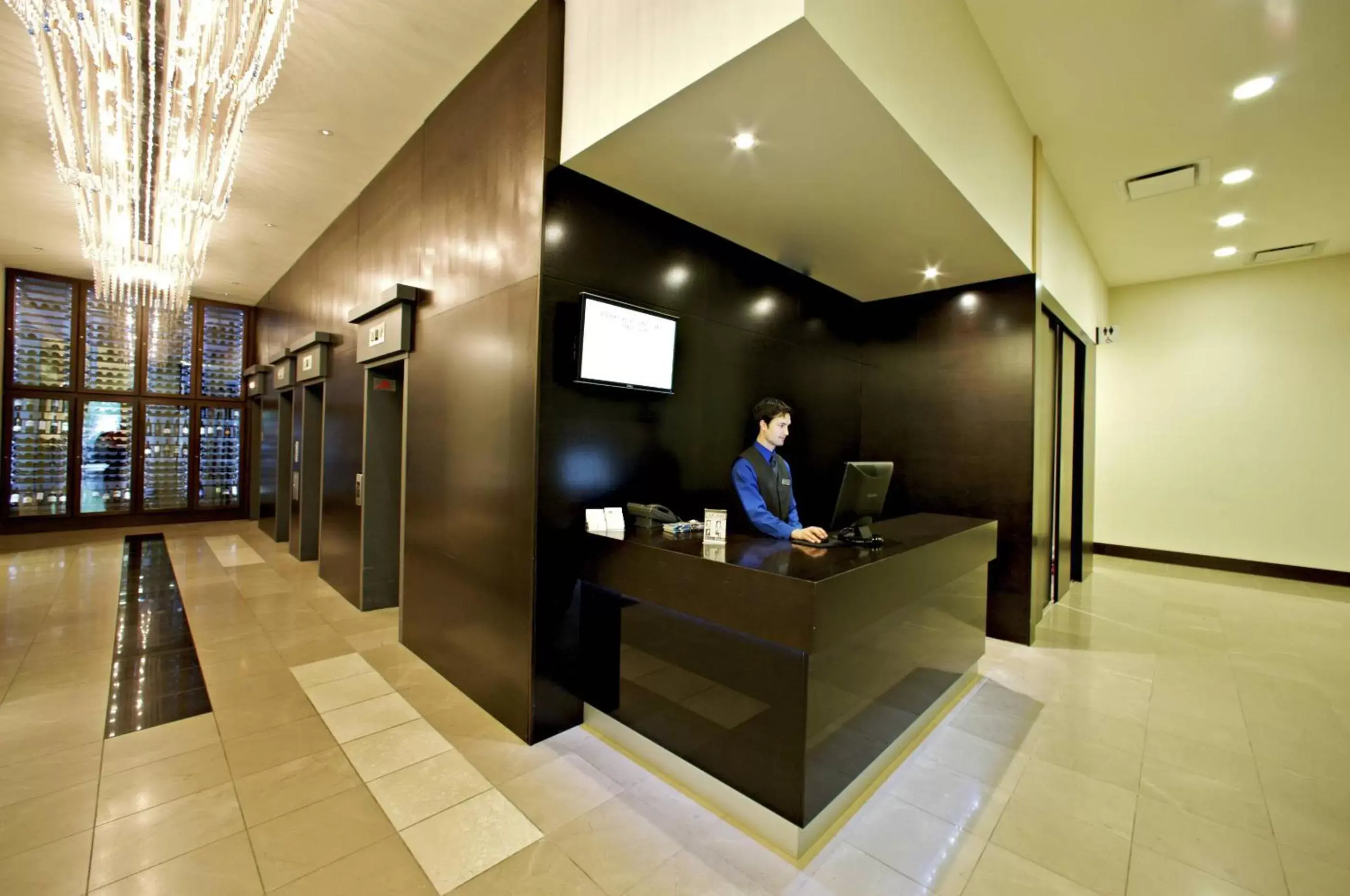 Lobby or reception in Century Plaza Hotel Lobby or reception in Century Plaza Hotel