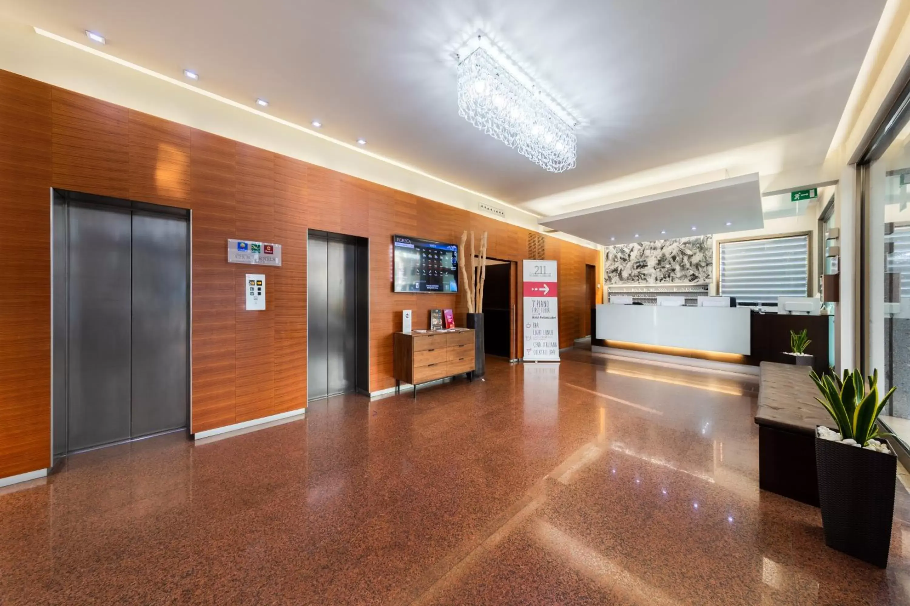 Lobby or reception, Lobby/Reception in Hotel Delfino Venezia Mestre