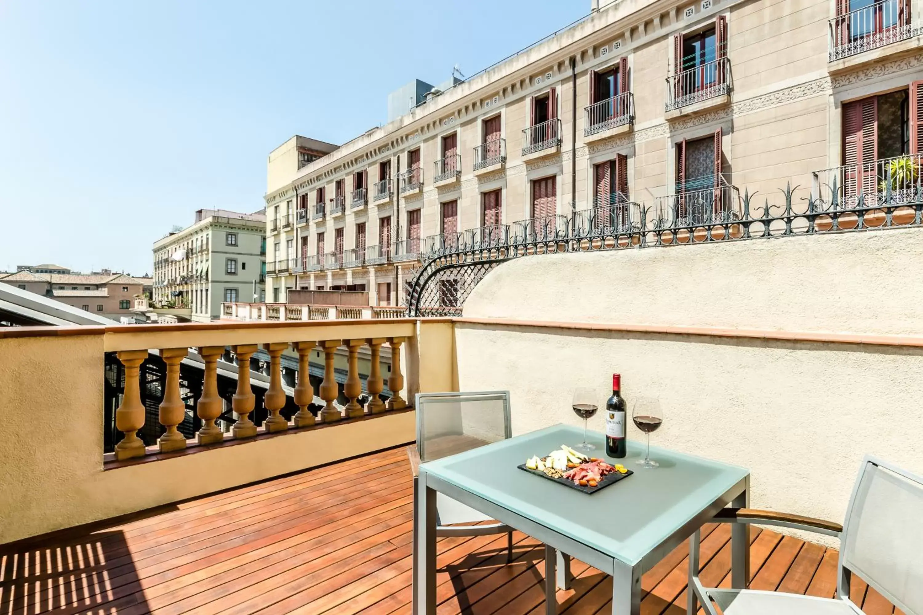View (from property/room), Balcony/Terrace in Exe Ramblas Boquería