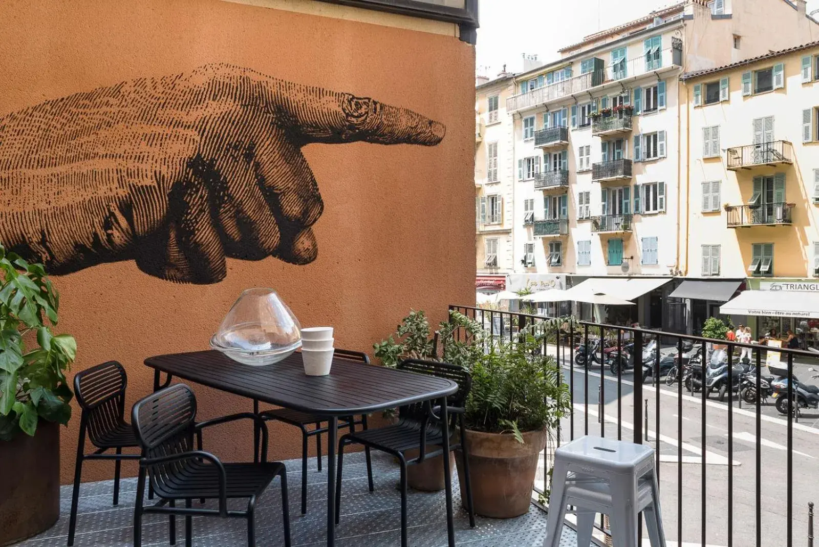 Balcony/Terrace in Hotel du Pin Nice Port