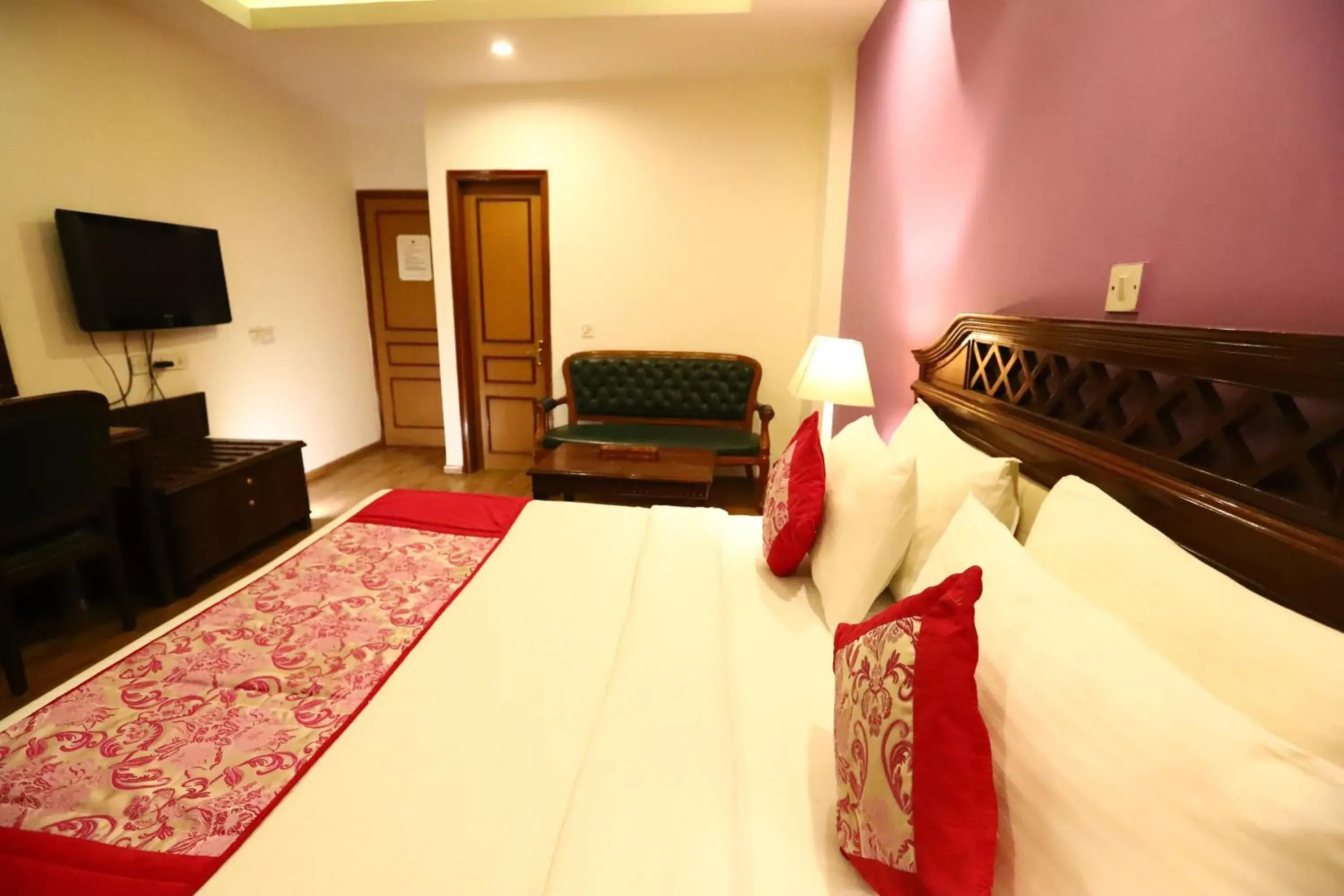 Photo of the whole room, Bed in Hotel Ambica Palace