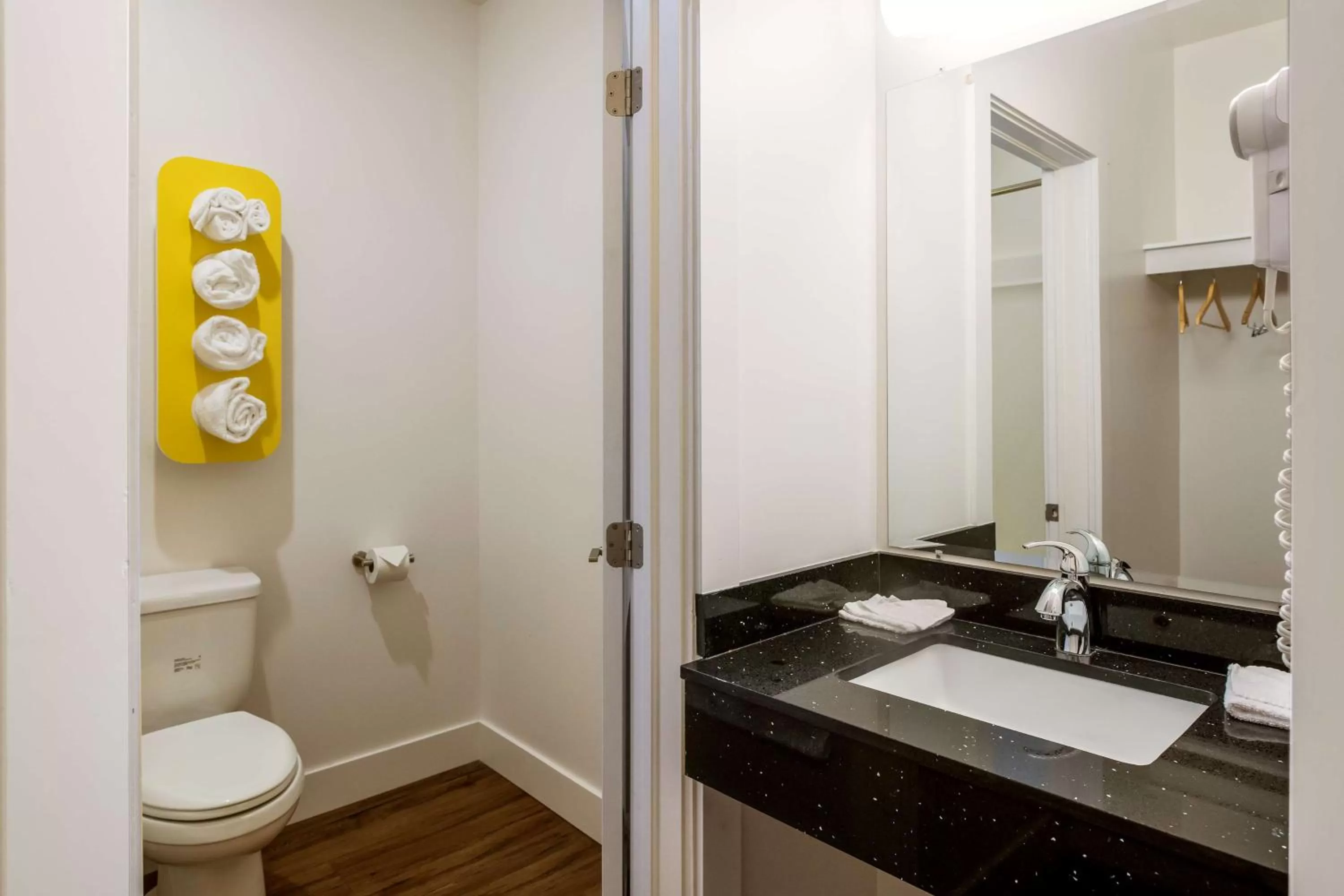 Toilet in Motel 6-Moncton, NB