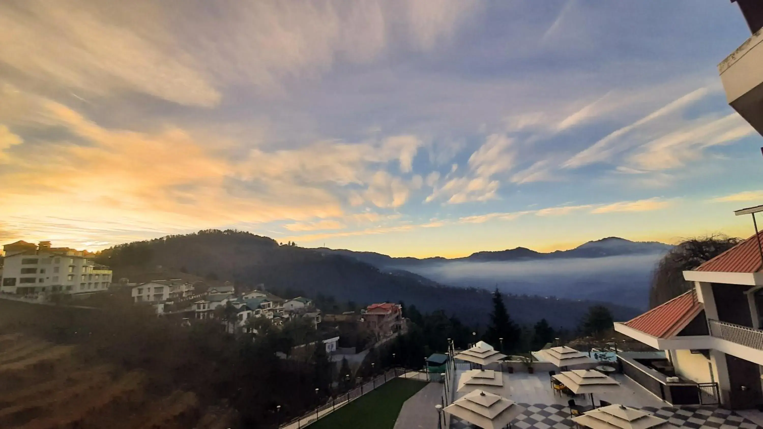 Sunrise in Marigold Sarovar Portico Shimla