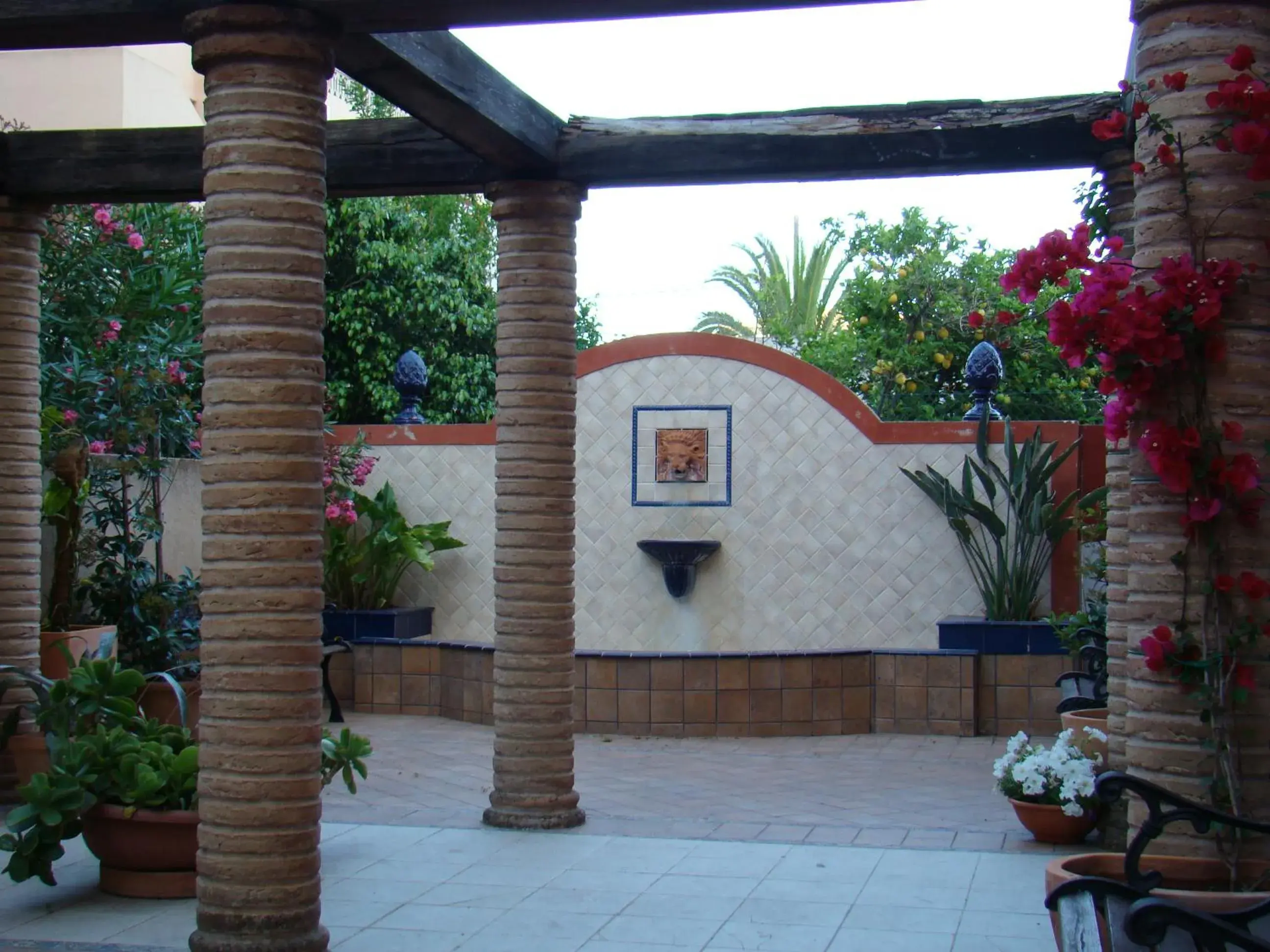 Patio in Hotel Vista Odin