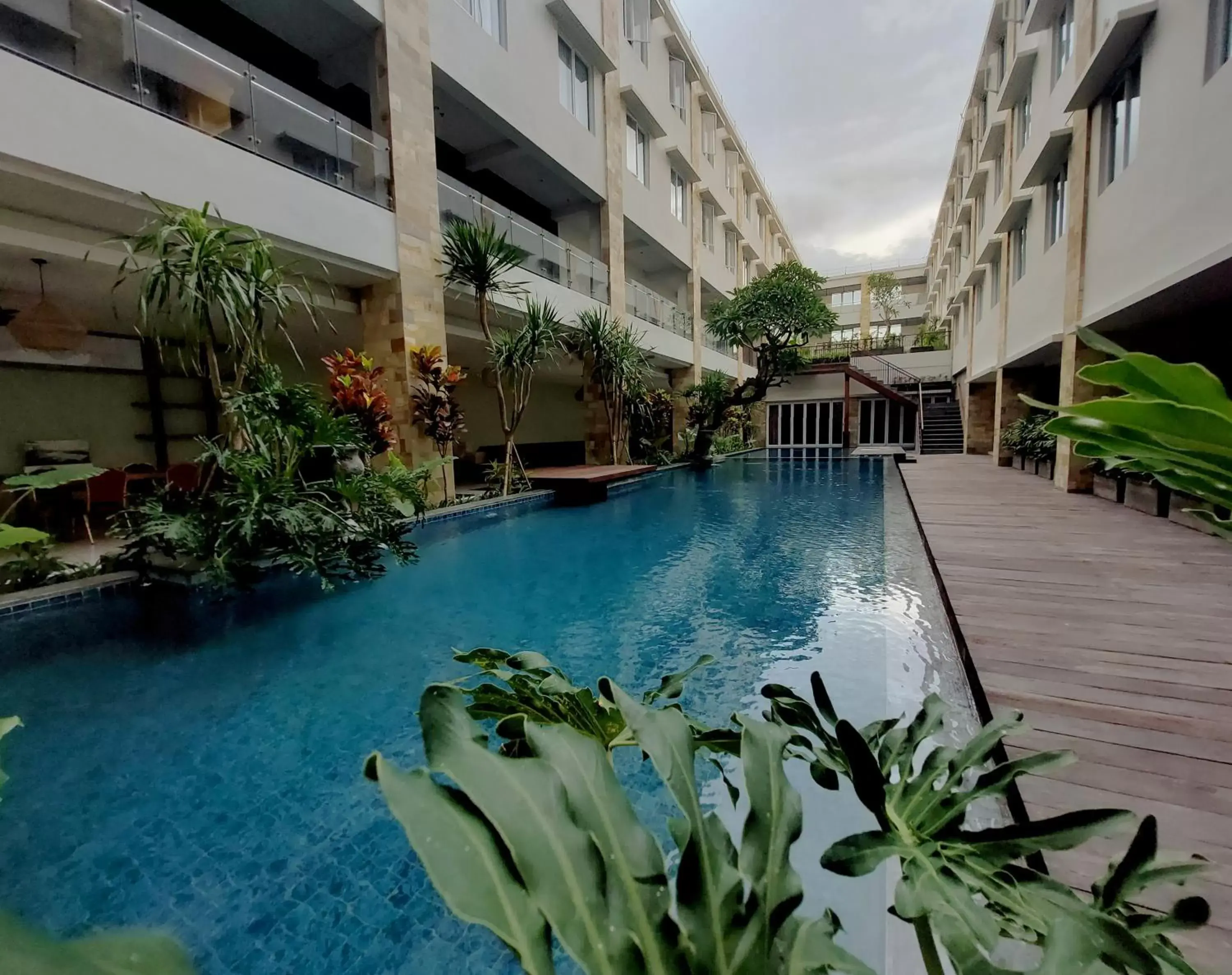 Property building, Swimming Pool in Crystalkuta Hotel - Bali