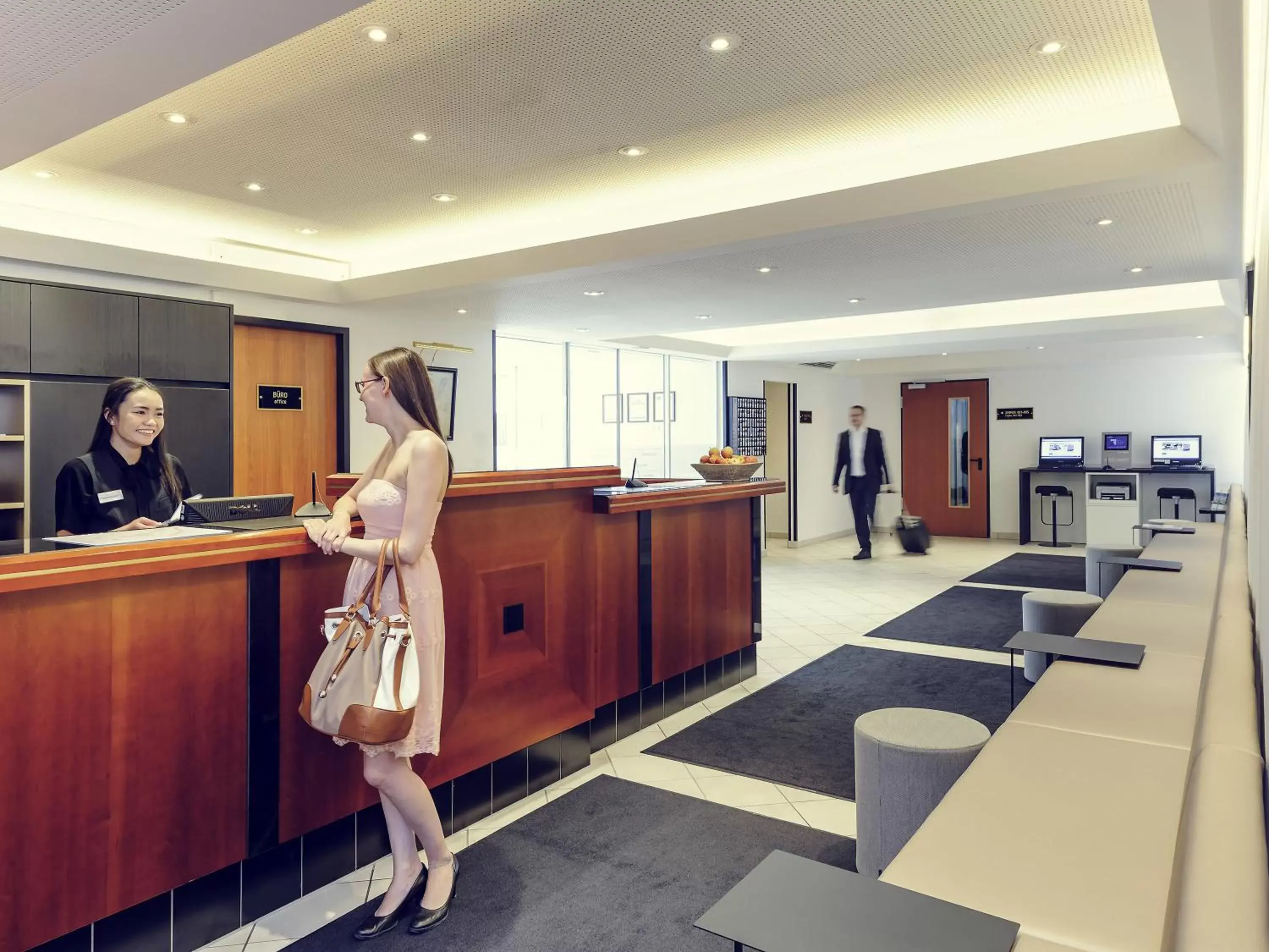 Lobby or reception in Mercure Hotel München Altstadt Lobby or reception in Mercure Hotel München Altstadt