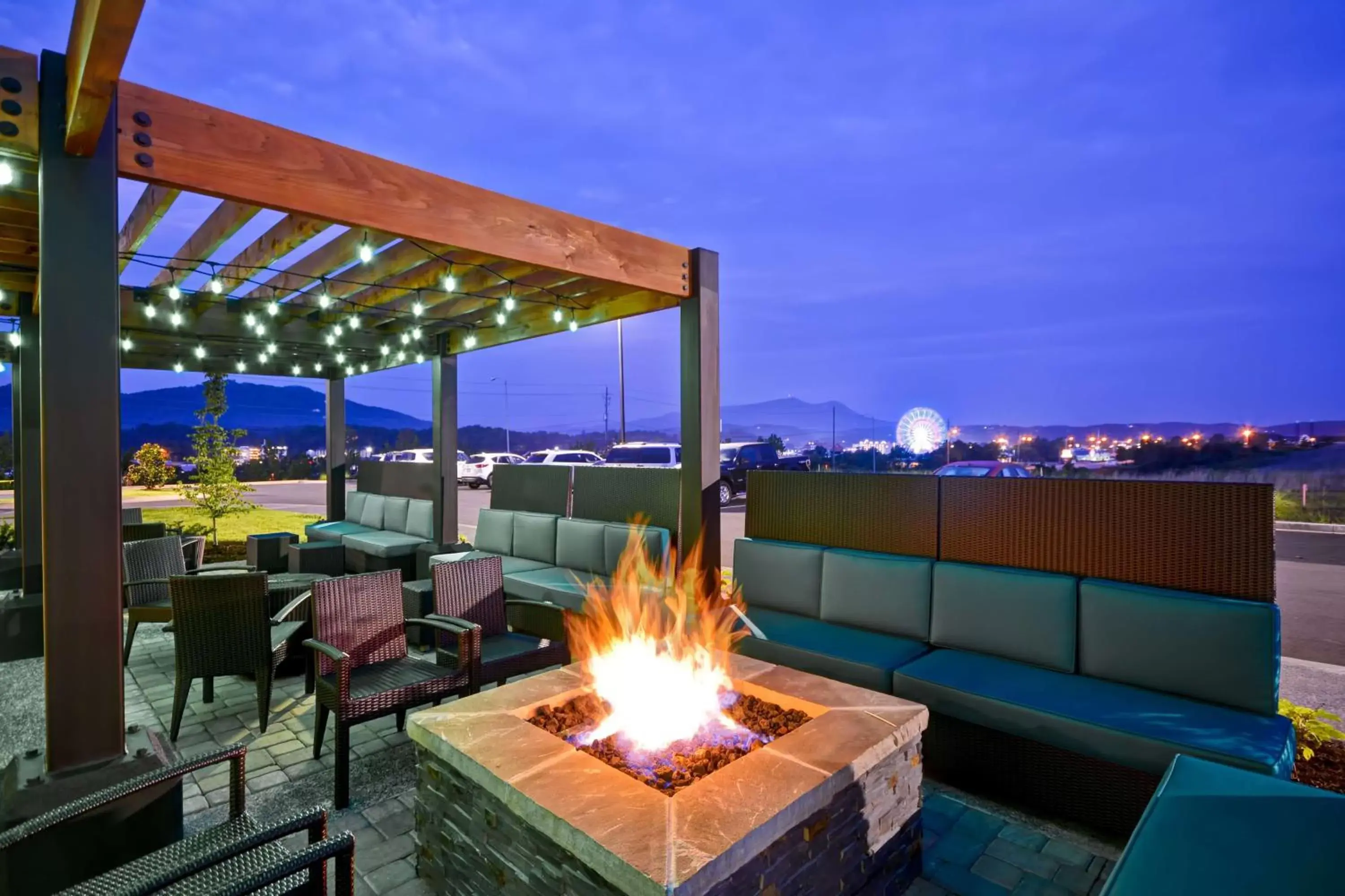 Patio in Home2 Suites By Hilton Pigeon Forge