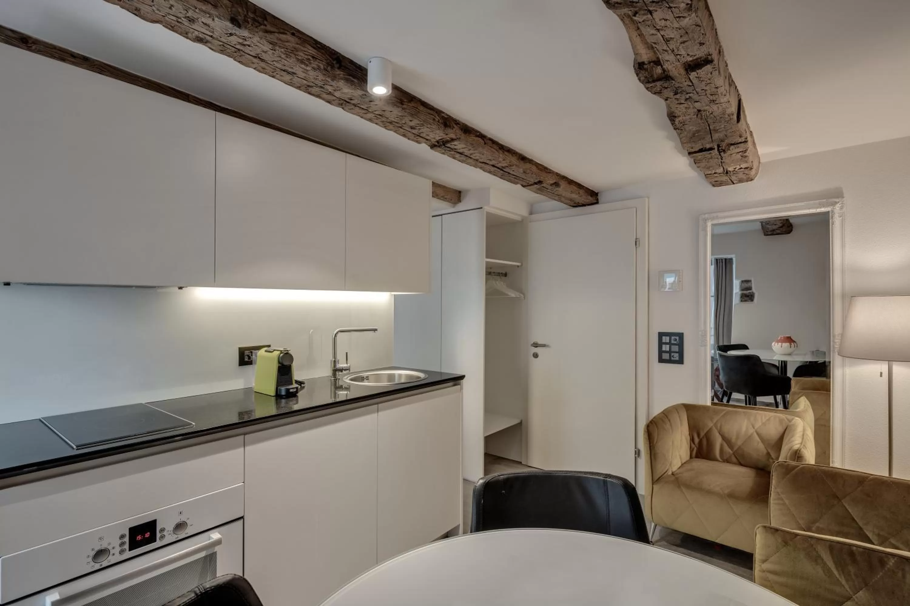 Kitchen or kitchenette in smartroom The Residence la Cittadella Baden