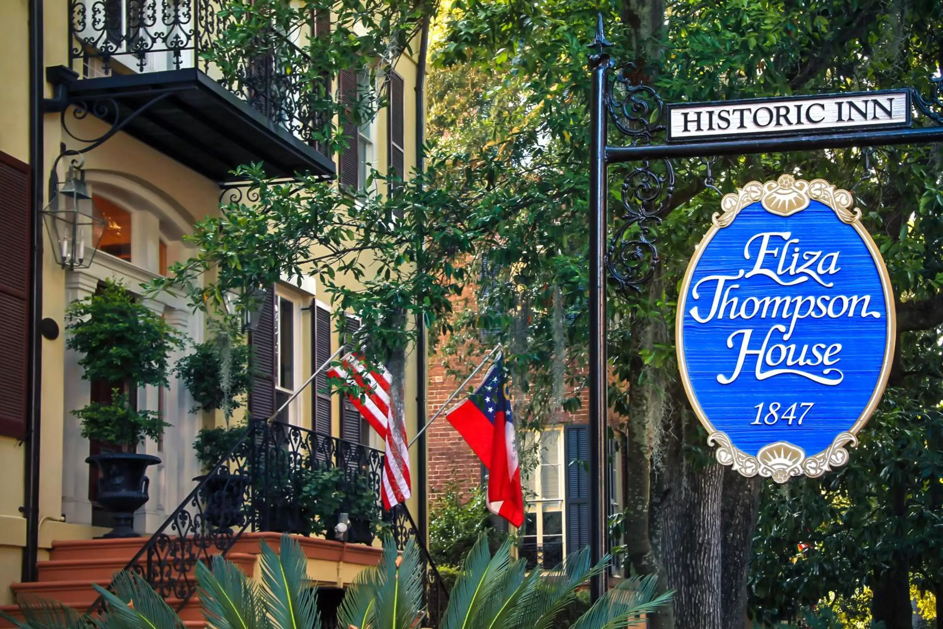 Facade/Entrance in Eliza Thompson House, Historic Inns of Savannah Collection
