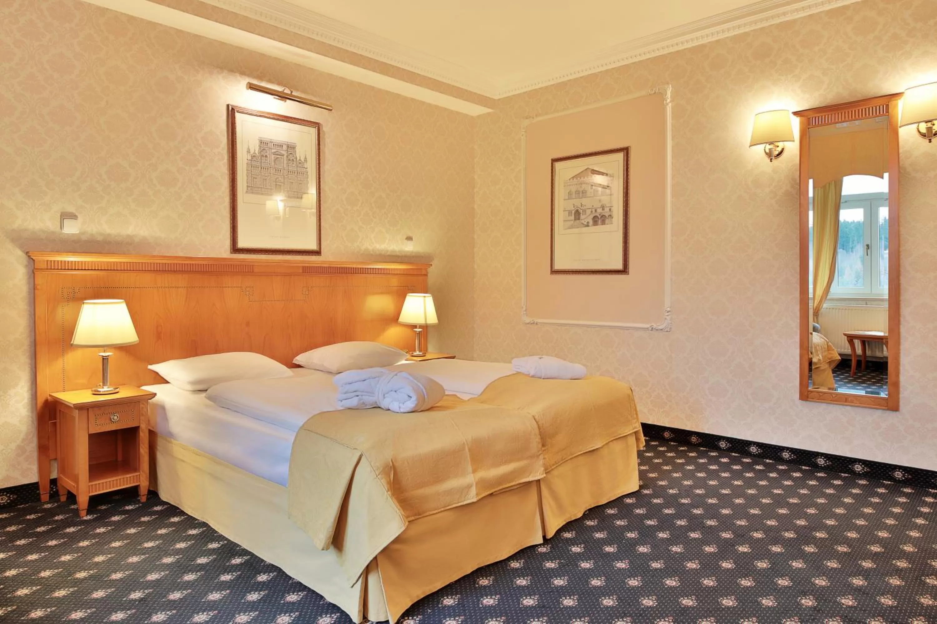 Bedroom, Bed in Belvedere Wellness Hotel