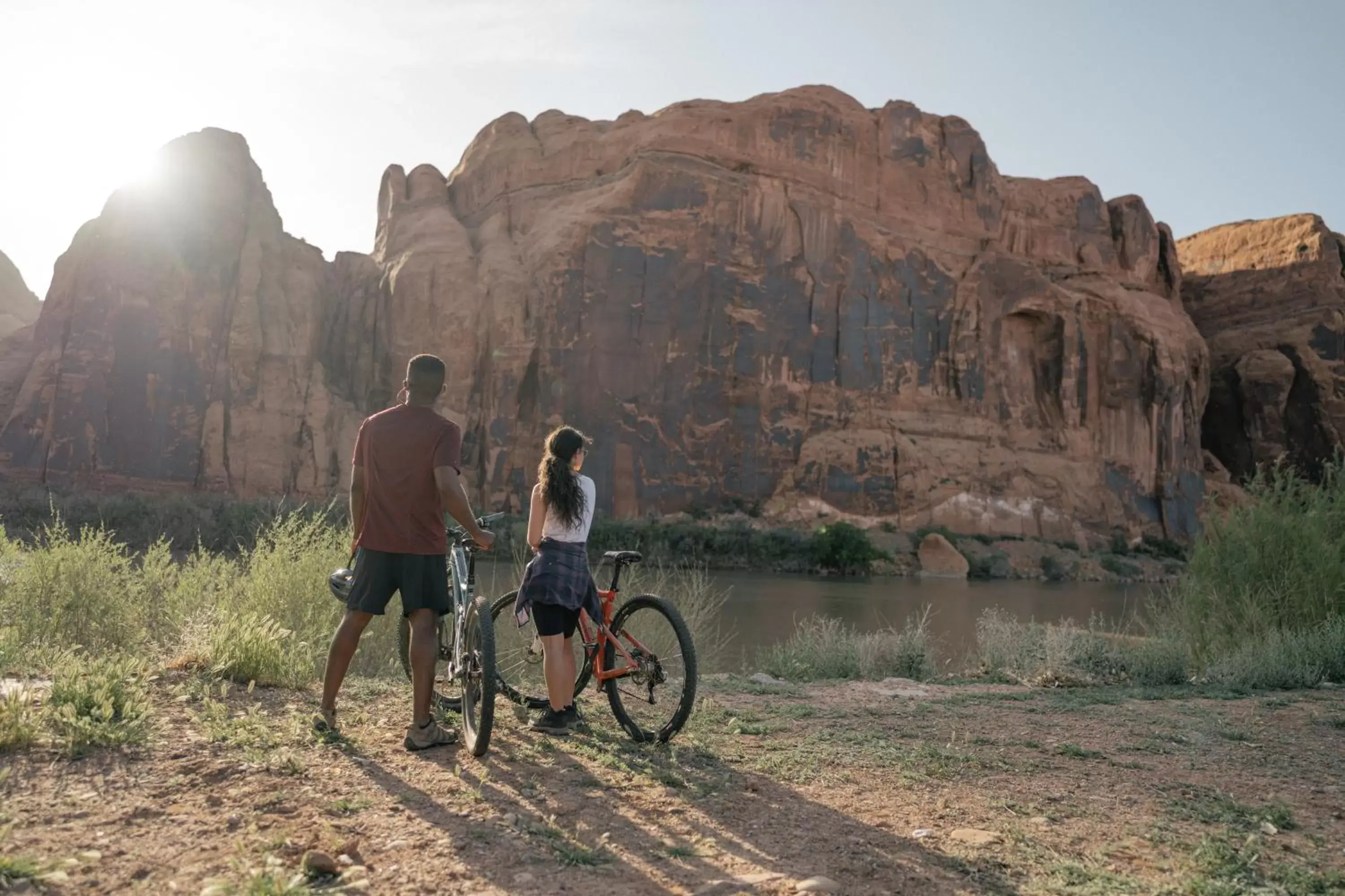 Nearby landmark, Biking in Field Station Moab