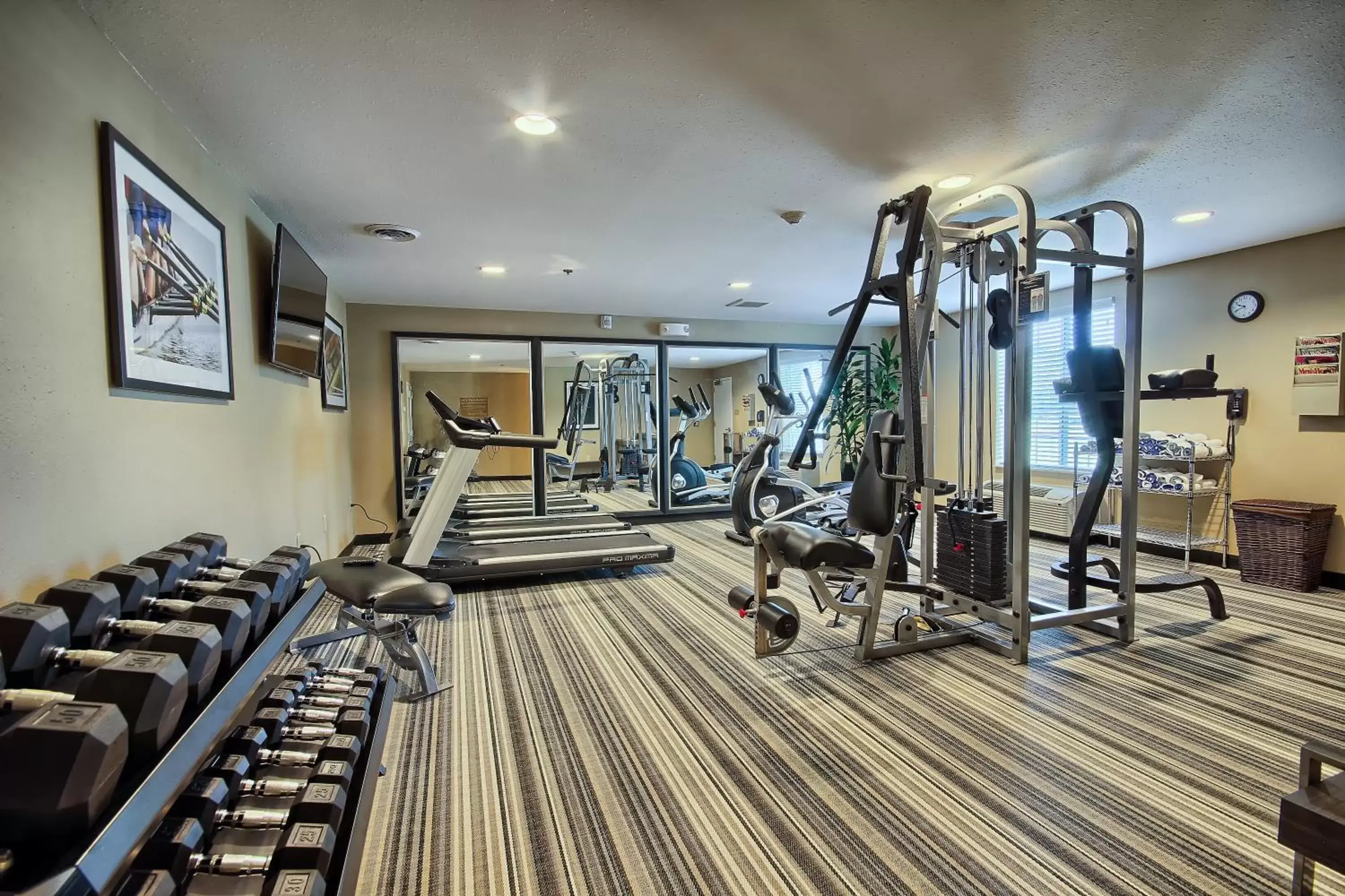 Fitness centre/facilities, Fitness Center/Facilities in Candlewood Suites Columbus - Grove City, an IHG Hotel