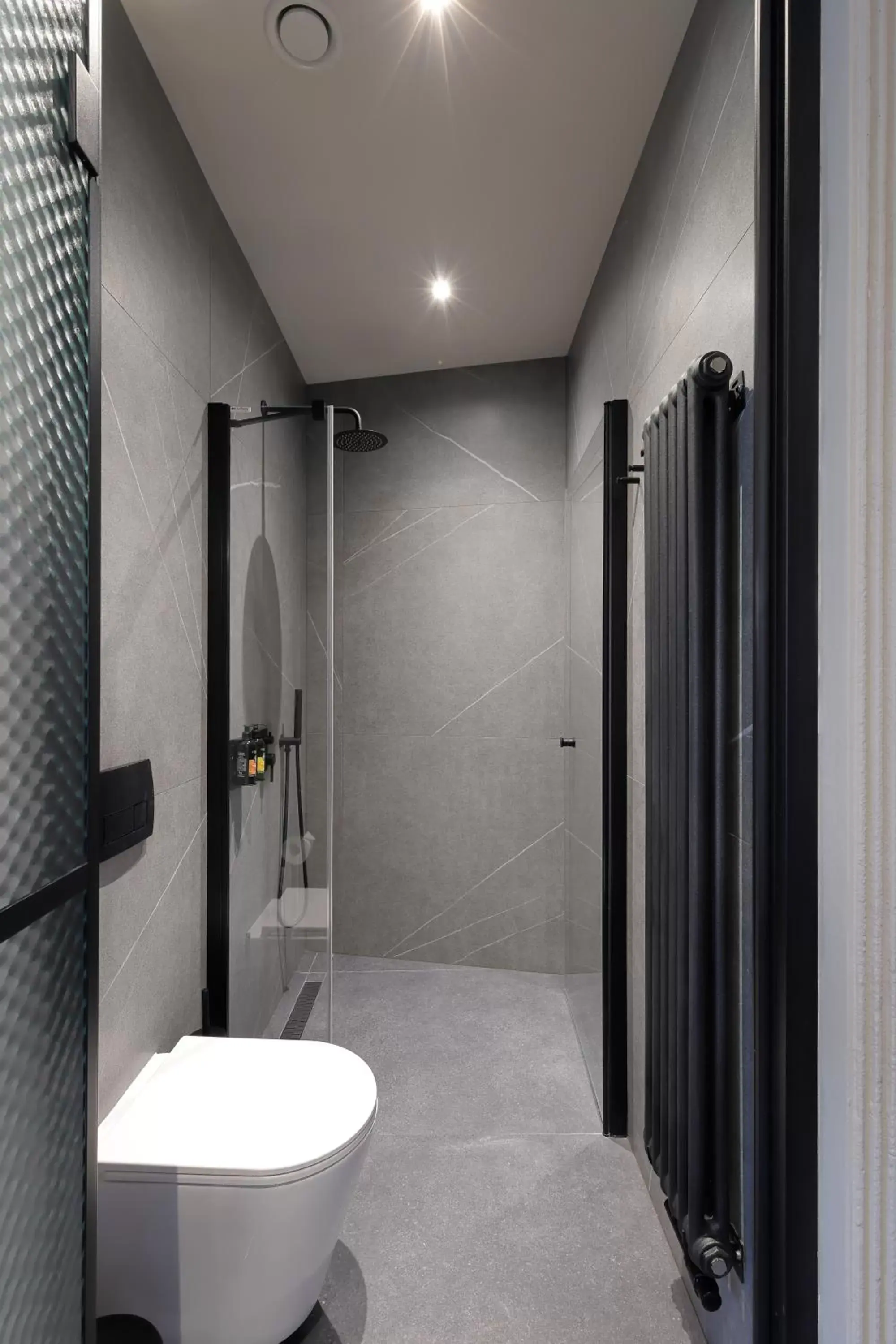 Shower, Bathroom in Hotel Prokop Square