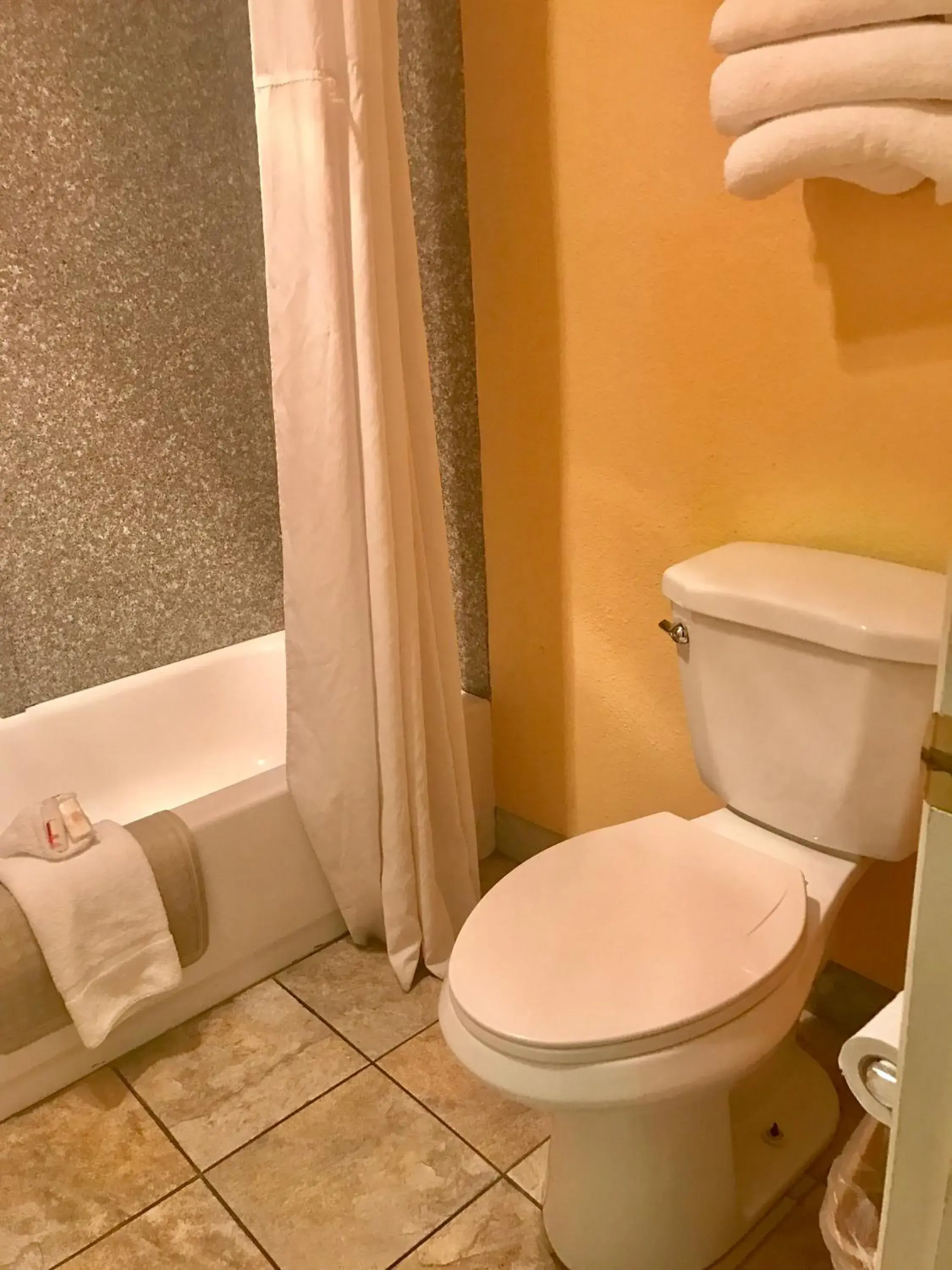 Toilet, Bathroom in Days Inn by Wyndham East Albuquerque