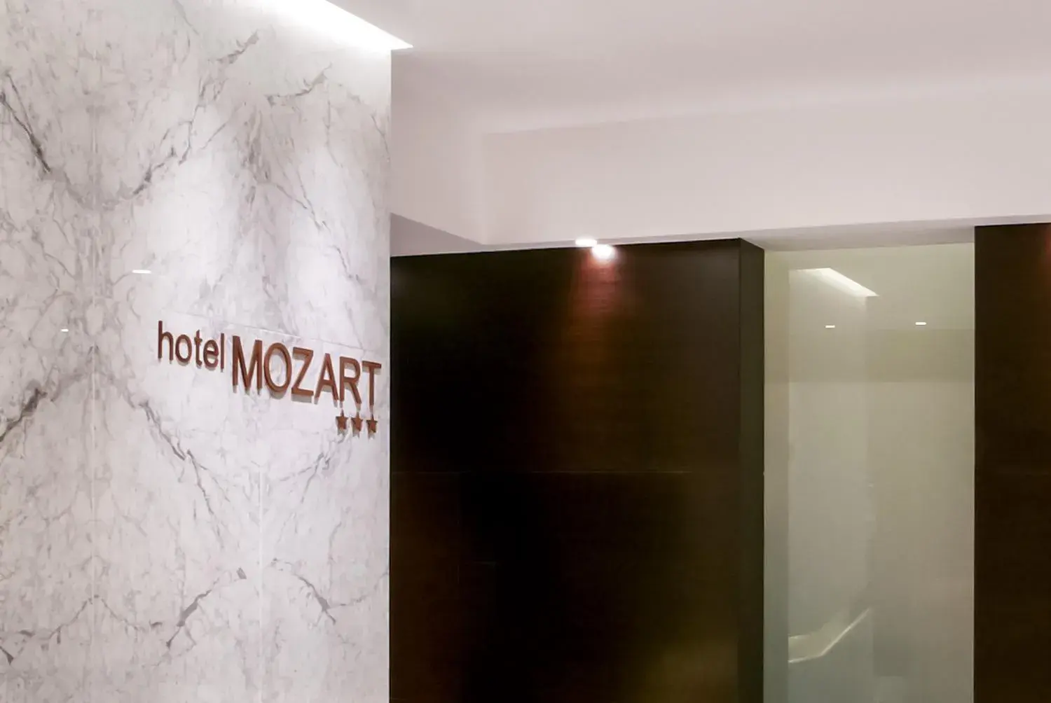 Lobby or reception in Hotel Mozart