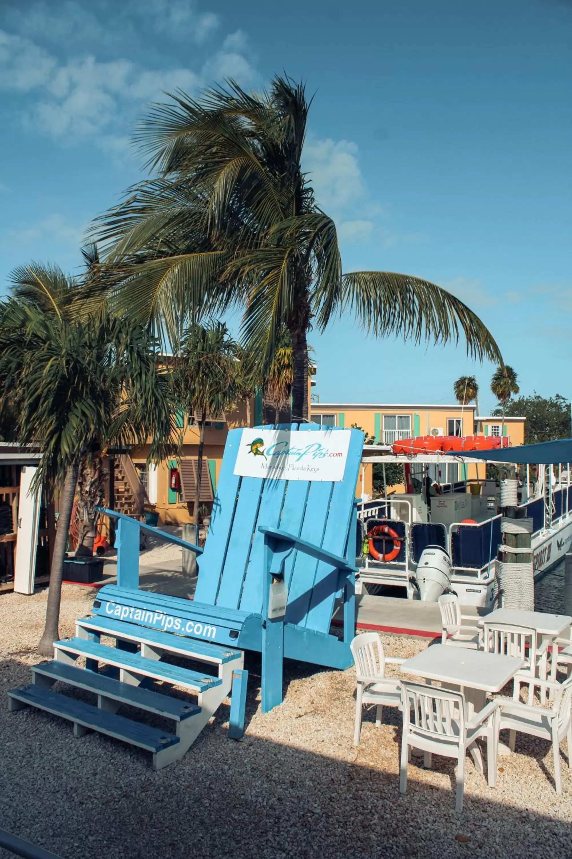 Beach in Captain Pip's Marina & Hideaway