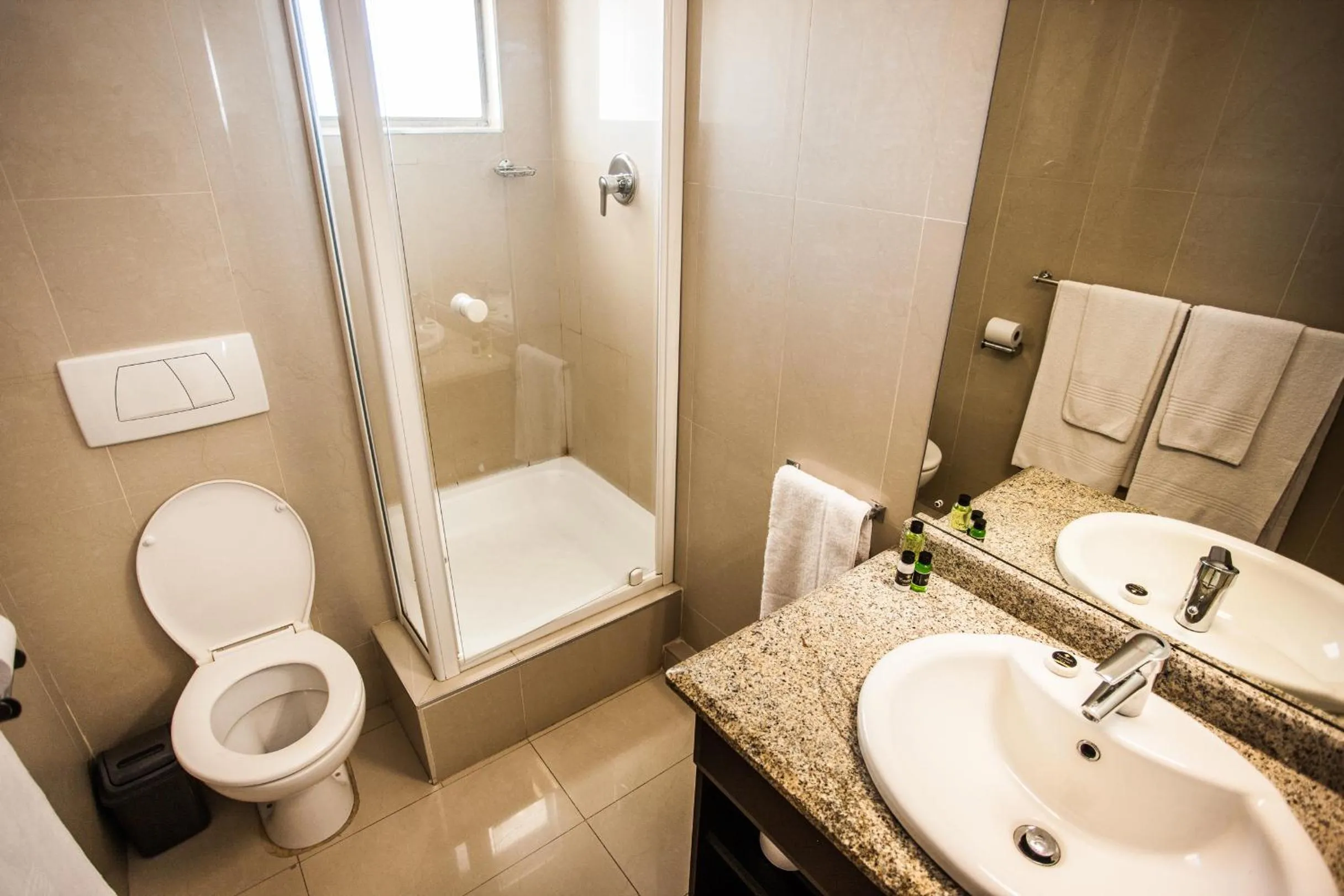 Shower in Coastlands Durban Self Catering Holiday Apartments