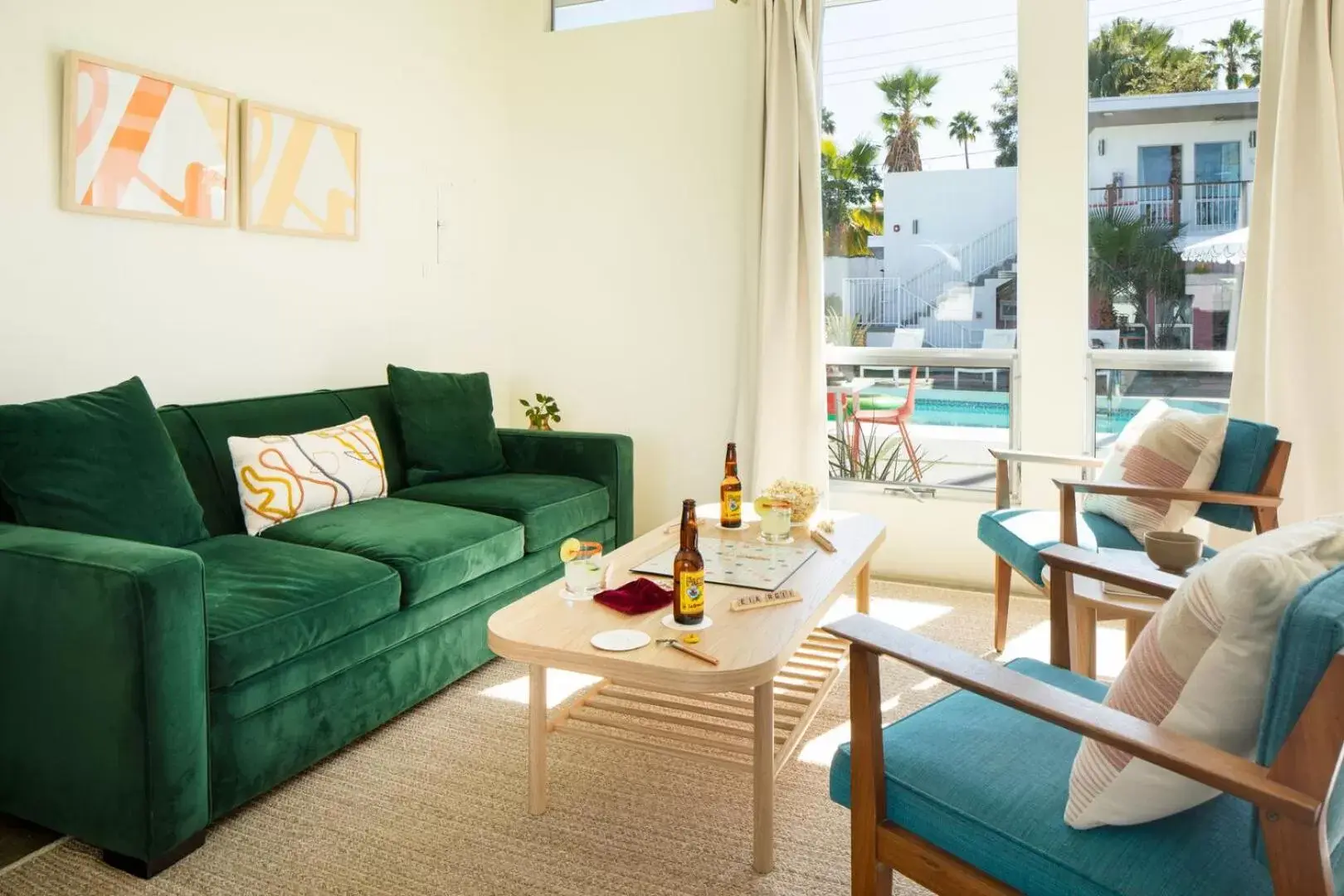 Seating Area in The Wesley Palm Springs