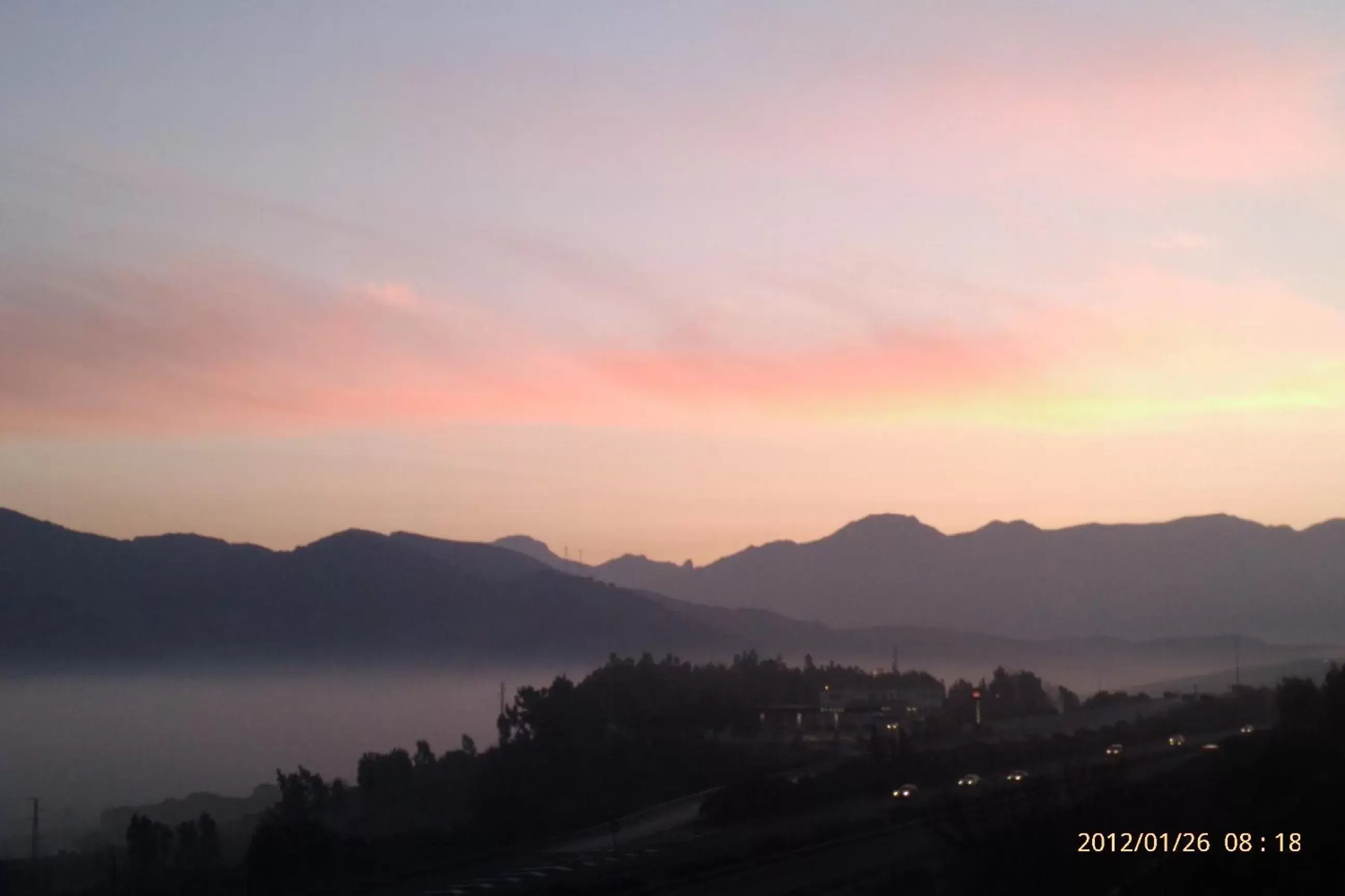 Natural landscape, Mountain View in La Sierra