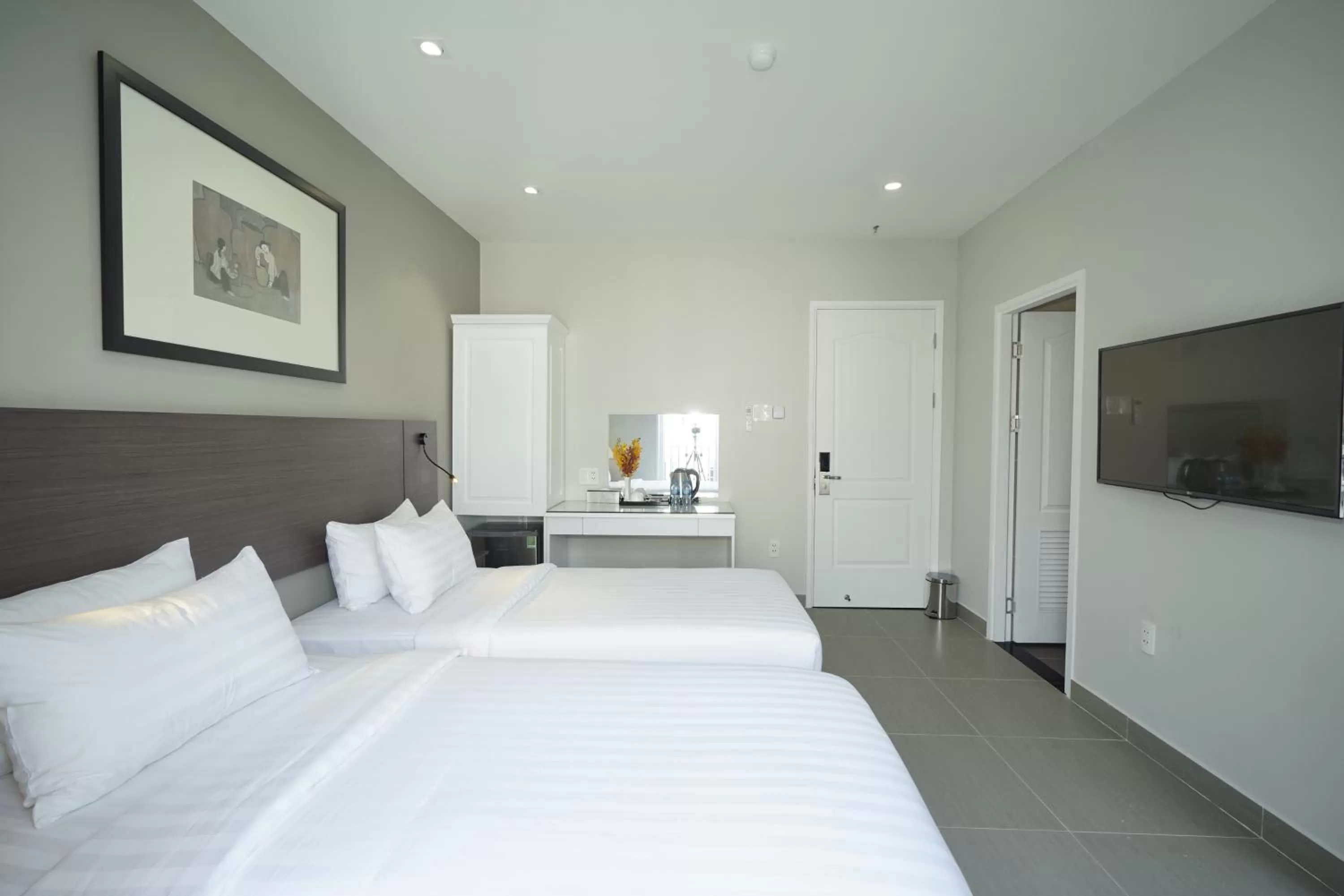 Bedroom, Bed in Park Hill Hotel - Phu My Hung