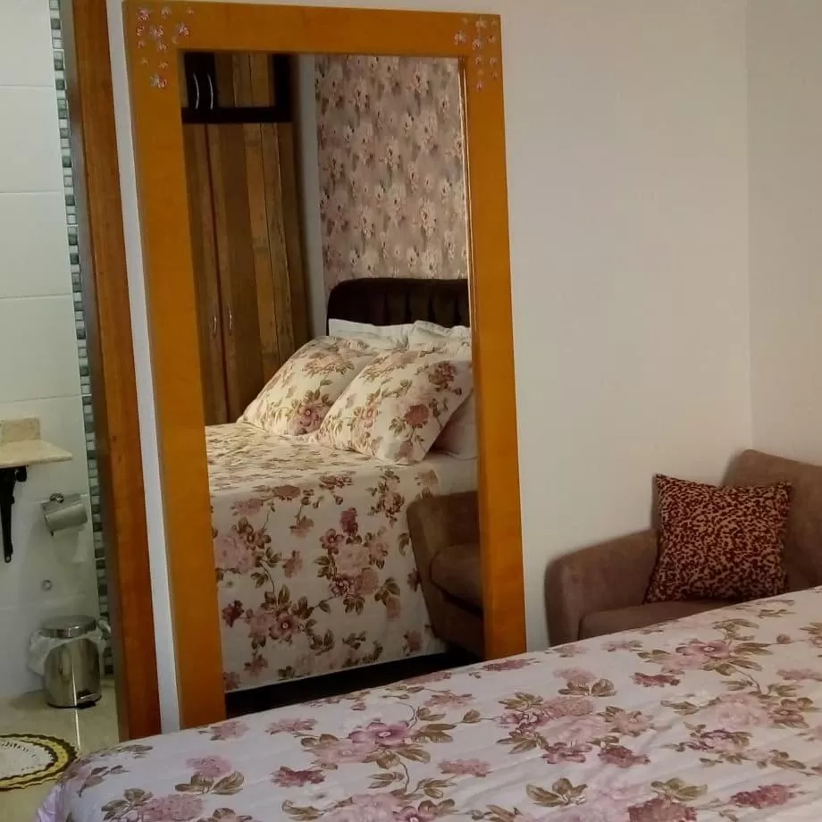 Bed in Pousada Bom Sono