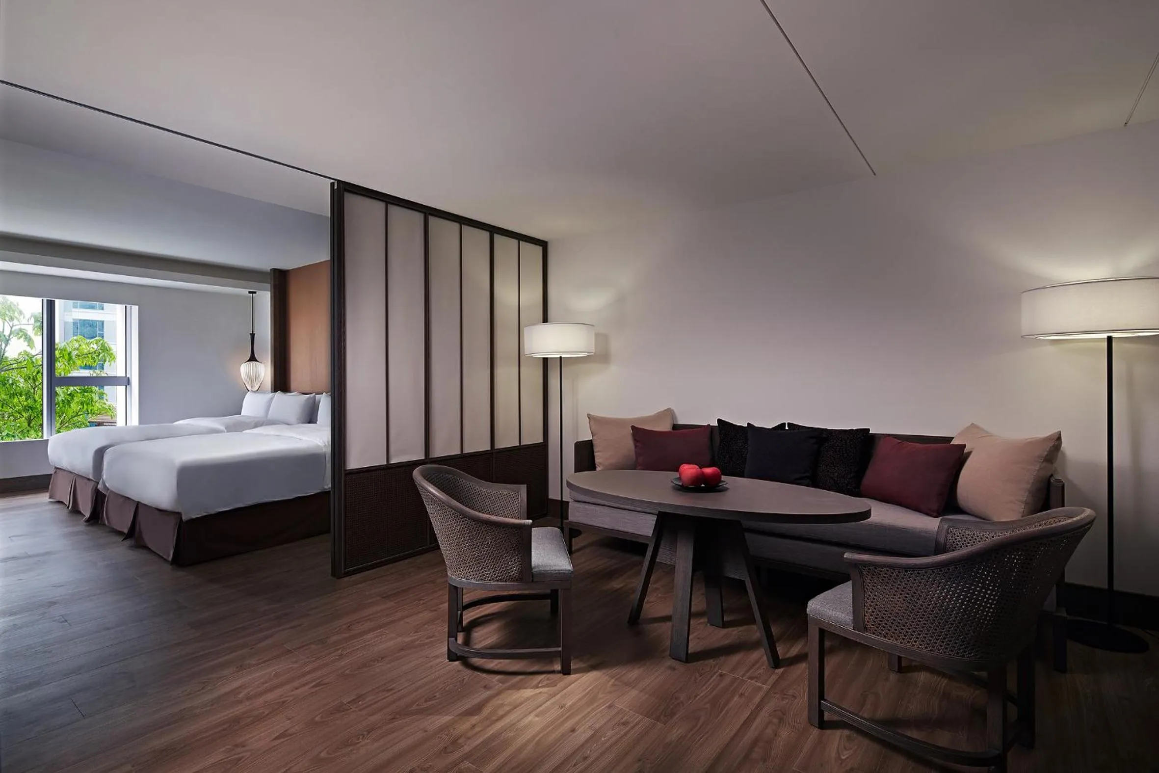 Photo of the whole room, Bed in Silks Place Tainan