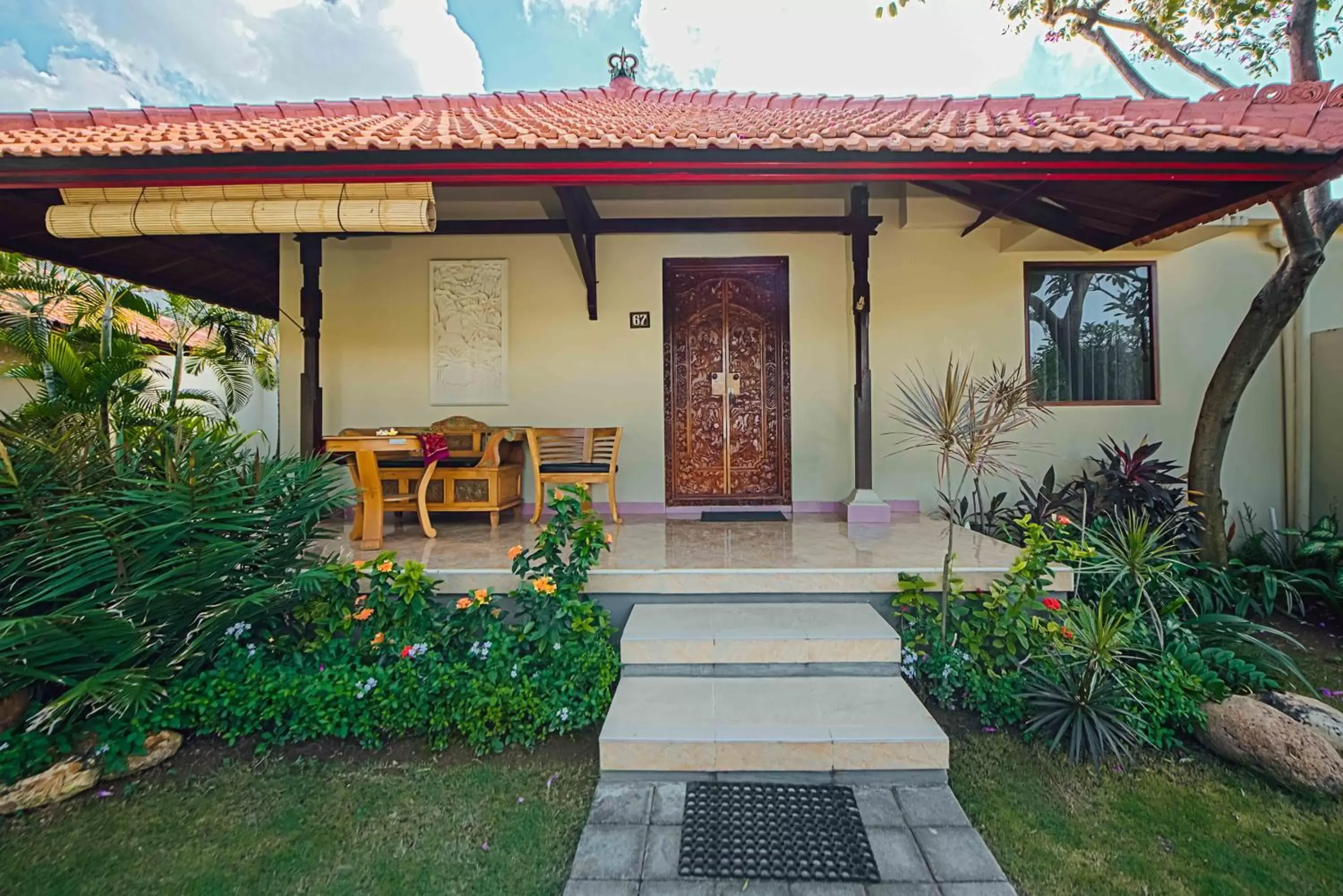 Balcony/Terrace in Kuta Puri Bungalows, Villas and Resort