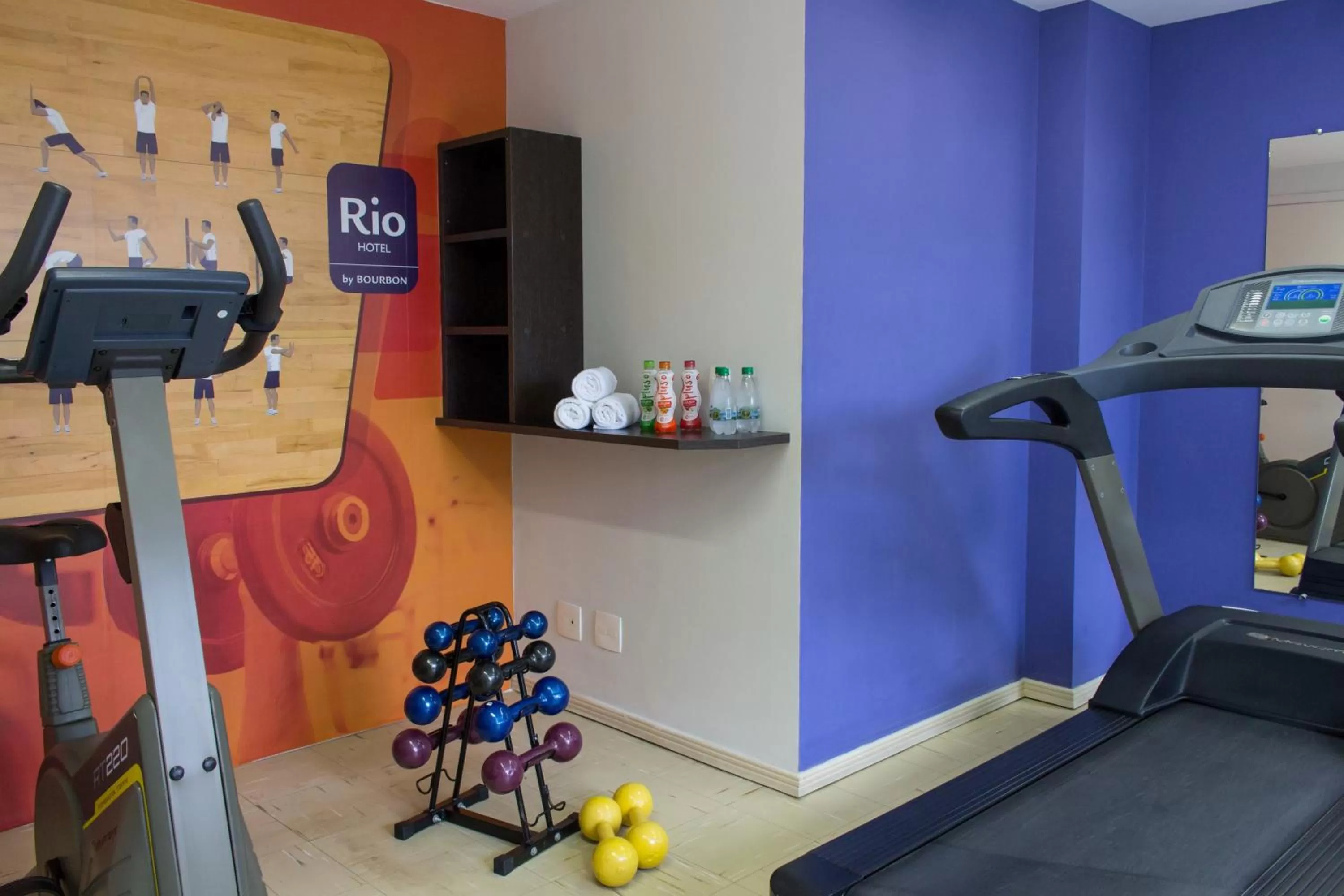 Fitness centre/facilities in Rio Hotel by Bourbon Curitiba