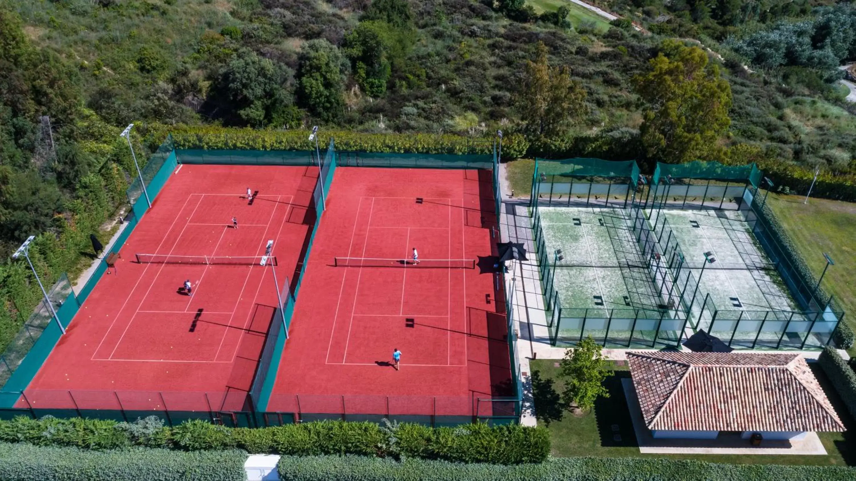 Tennis court, Tennis/Squash in Finca Cortesin Hotel Golf & Spa