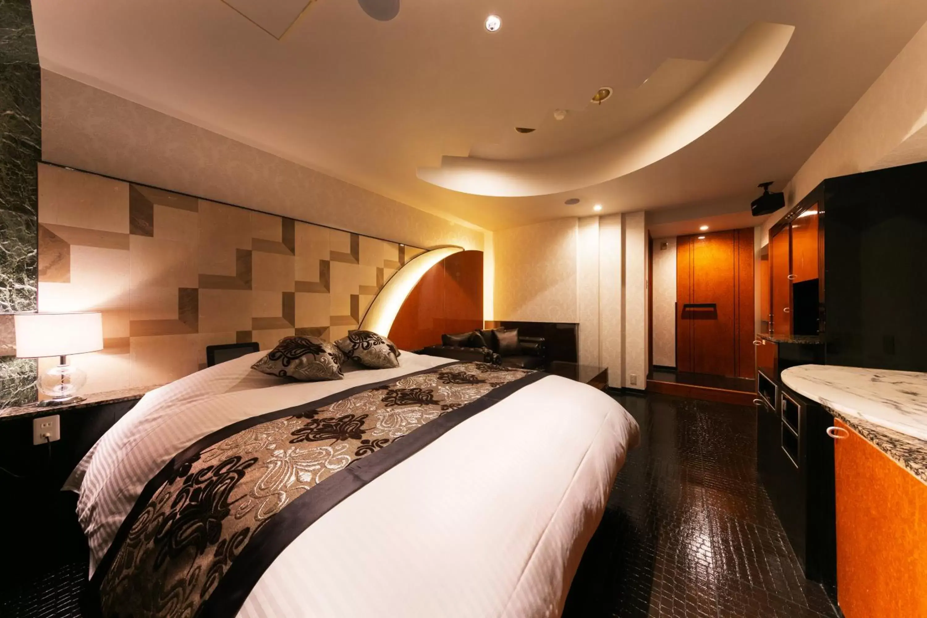 Bed in Hotel Eldia Luxury Kobe (Adult Only)